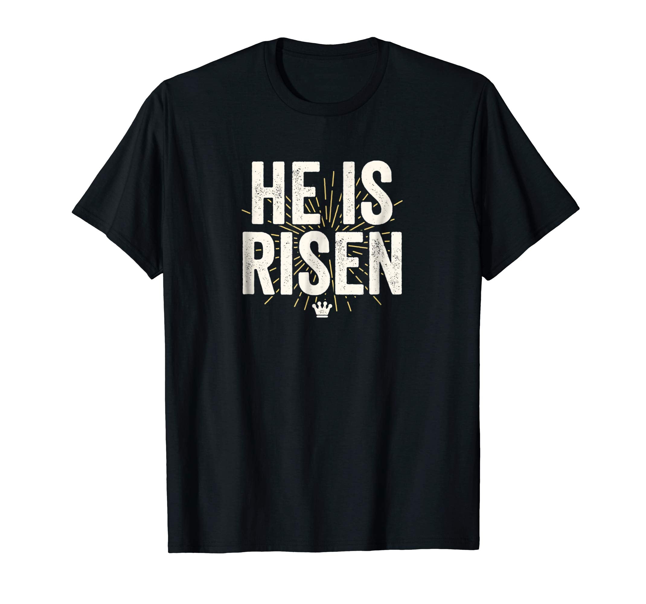 Two Sided He Is Risen Indeed Christian Easter Sunday T-Shirt