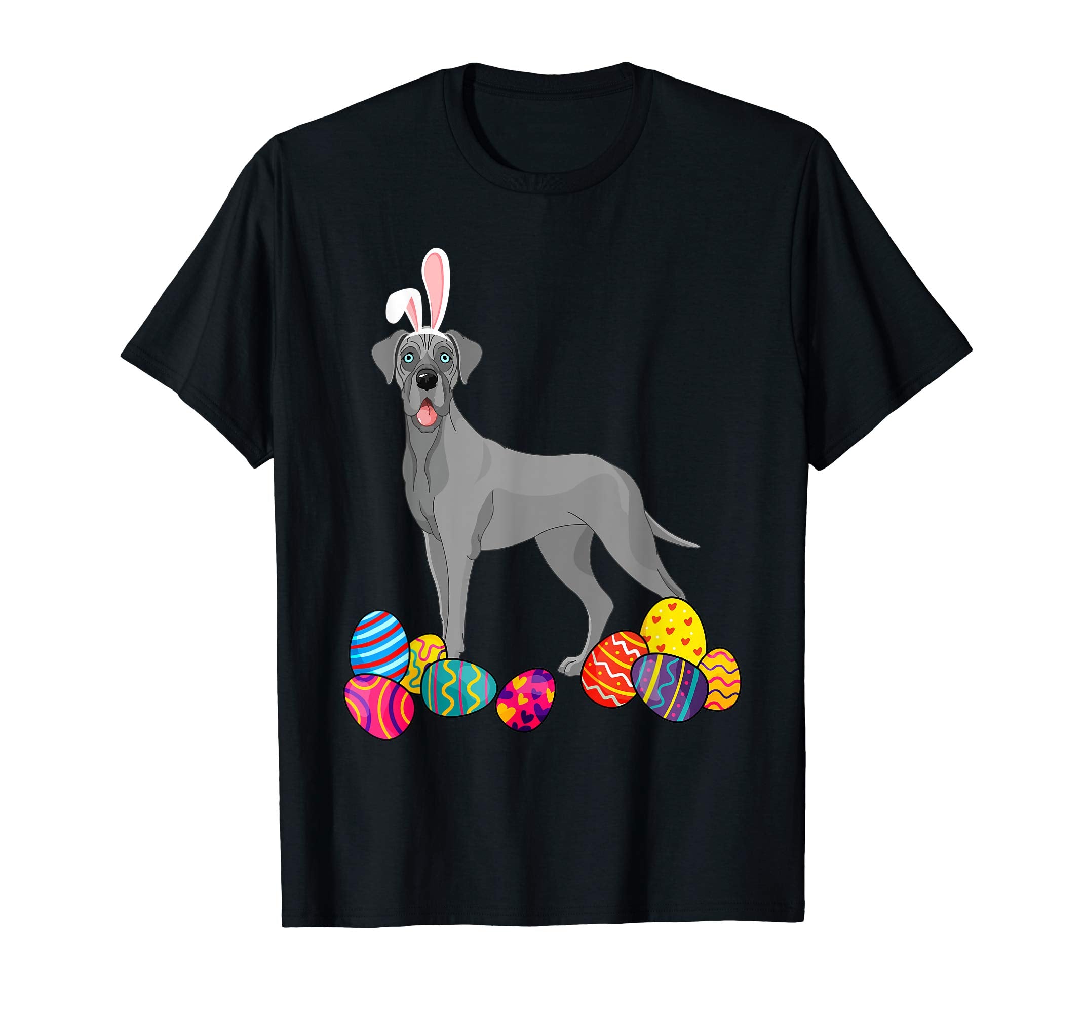Great Dane Bunny Ear With Egg Easter Easter Day Shirt