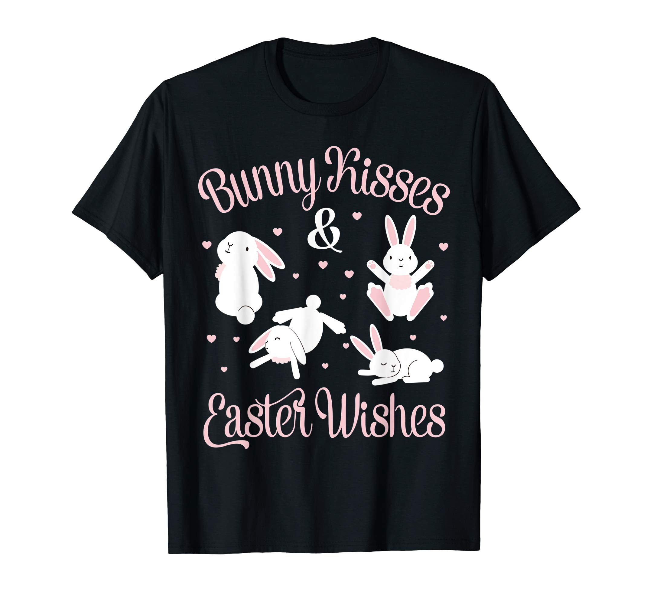 Hearts &amp; Bunnies Bunny Kisses Easter Wishes Happy Day Shirt