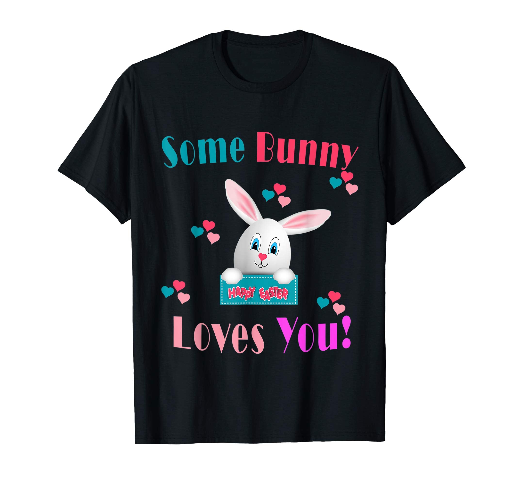 some bunny loves you shirt Easter kids tee
