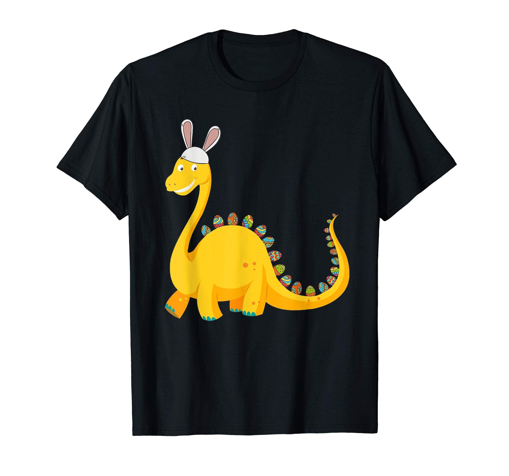 Funny Dinosaur With Bunny Rabbit Ears Easter T-Shirt