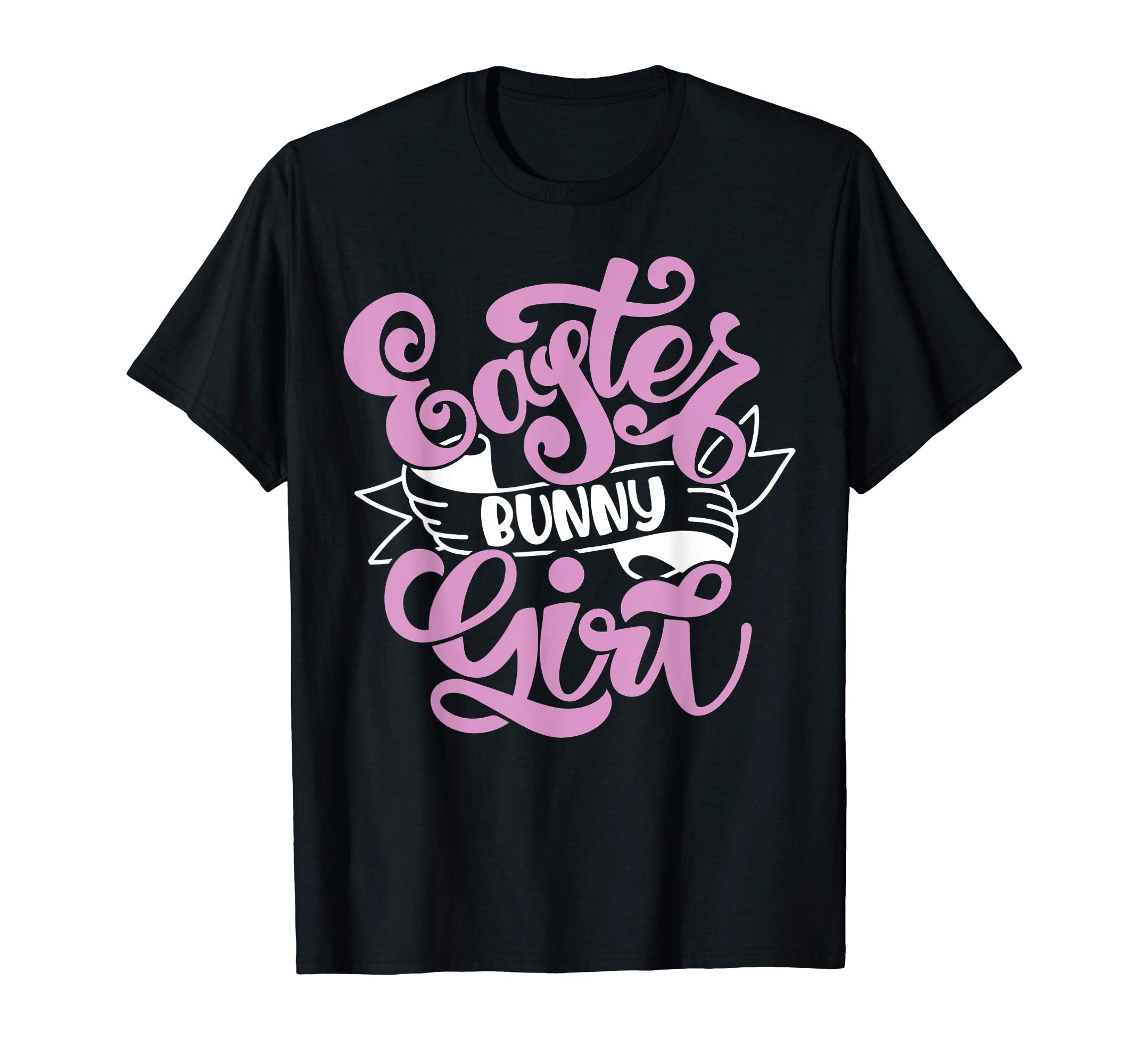 Cute Girls Easter T Shirt - Easter Bunny Girl T Shirt