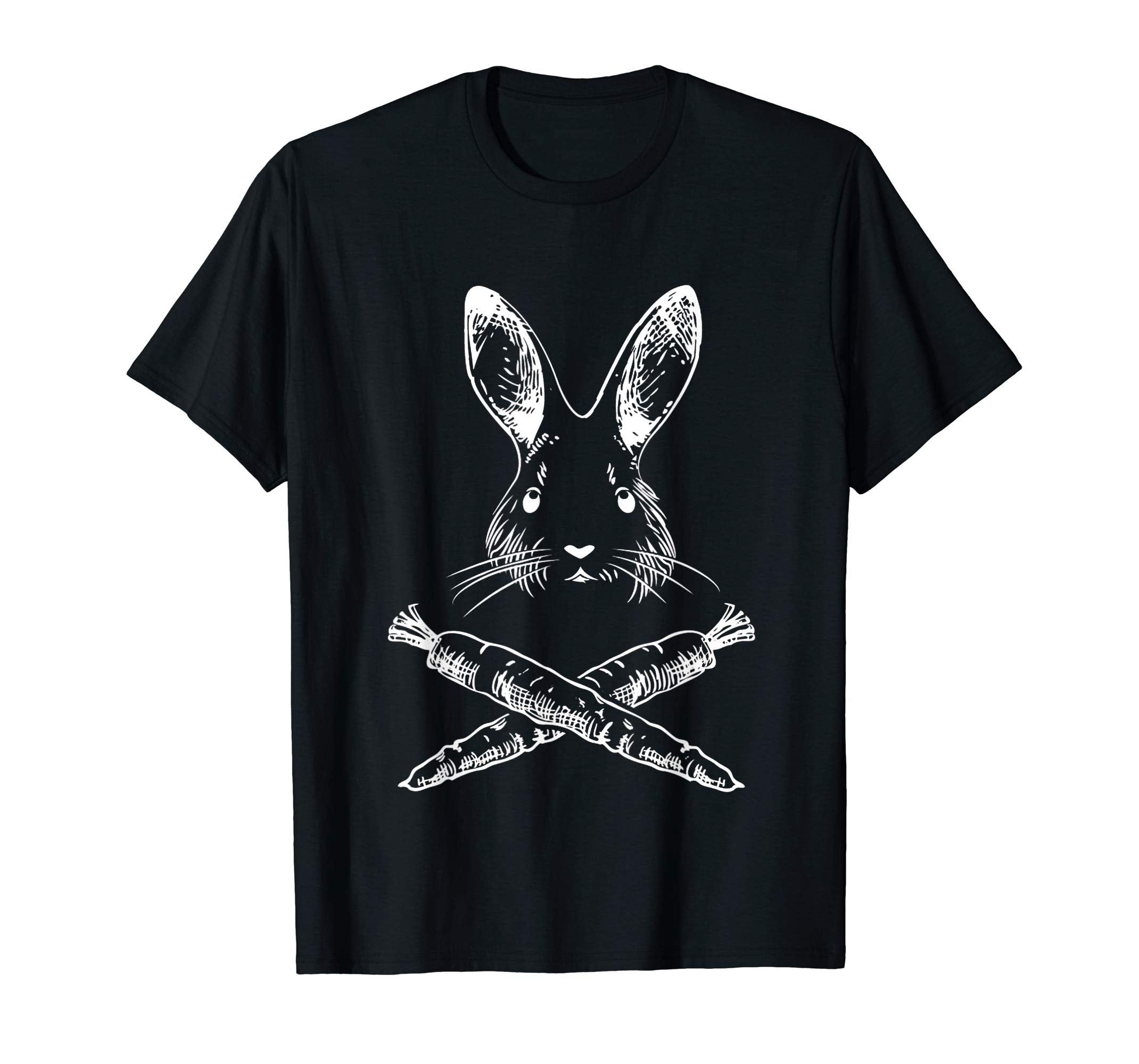 Crazy Dog T-Shirts Jolly Roger Easter T Shirt Funny Bunny Sk