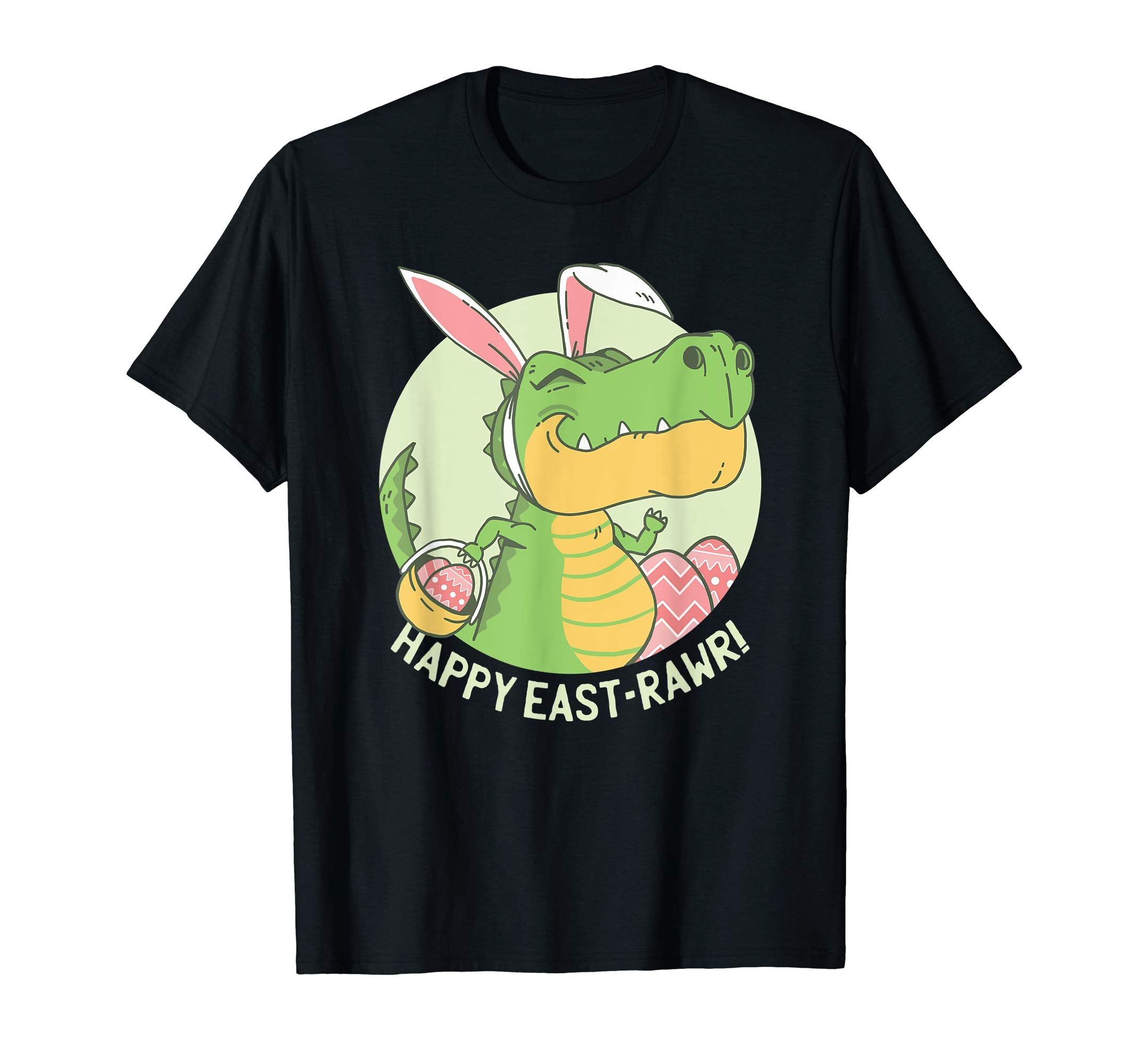Funny Easter T-Rex Dinosaur T Shirt Gift for Kids, Men Women