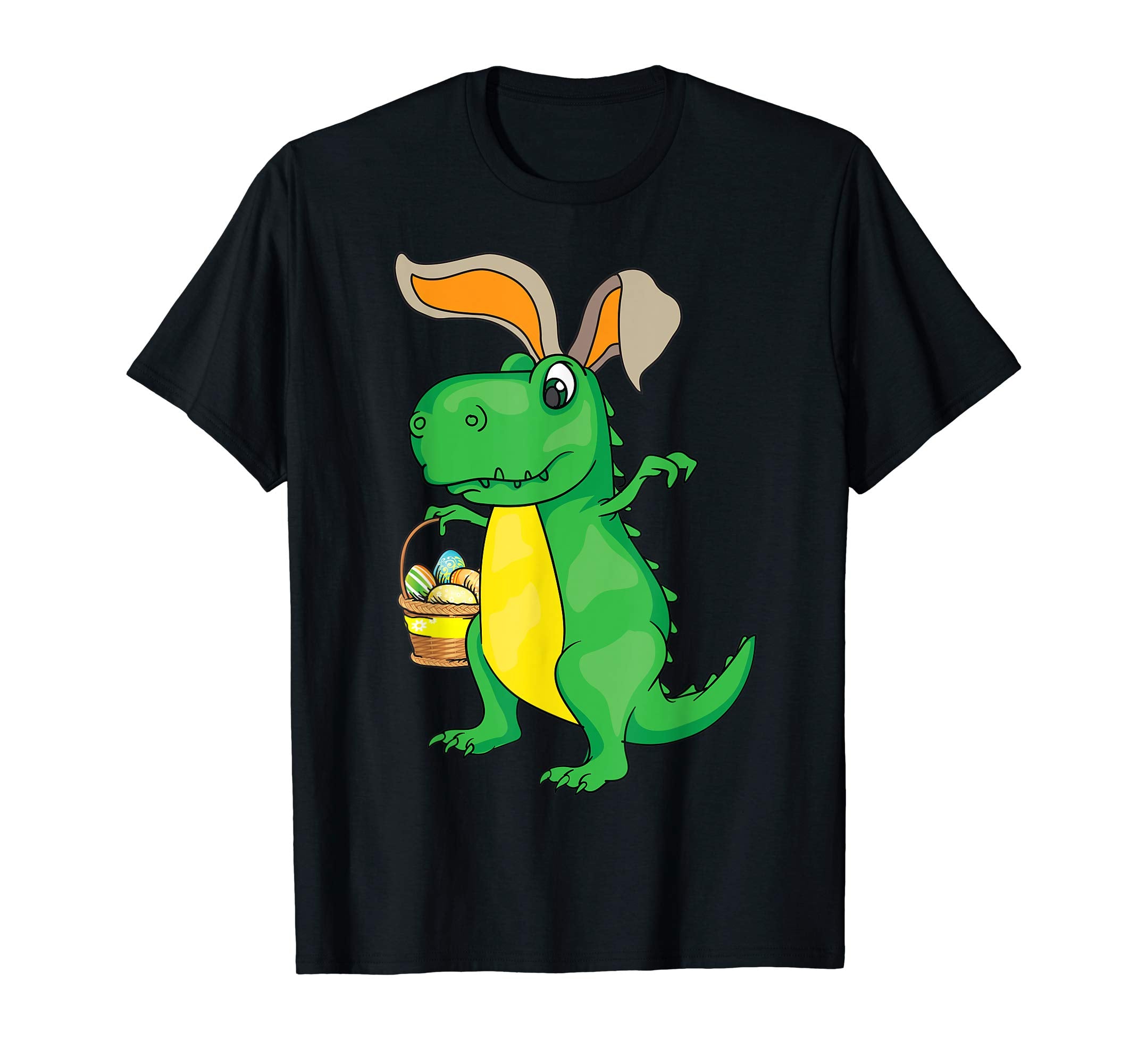 Tyrannosaurus Dinosaur Easter Eggs Bunny Tee For Cool Family