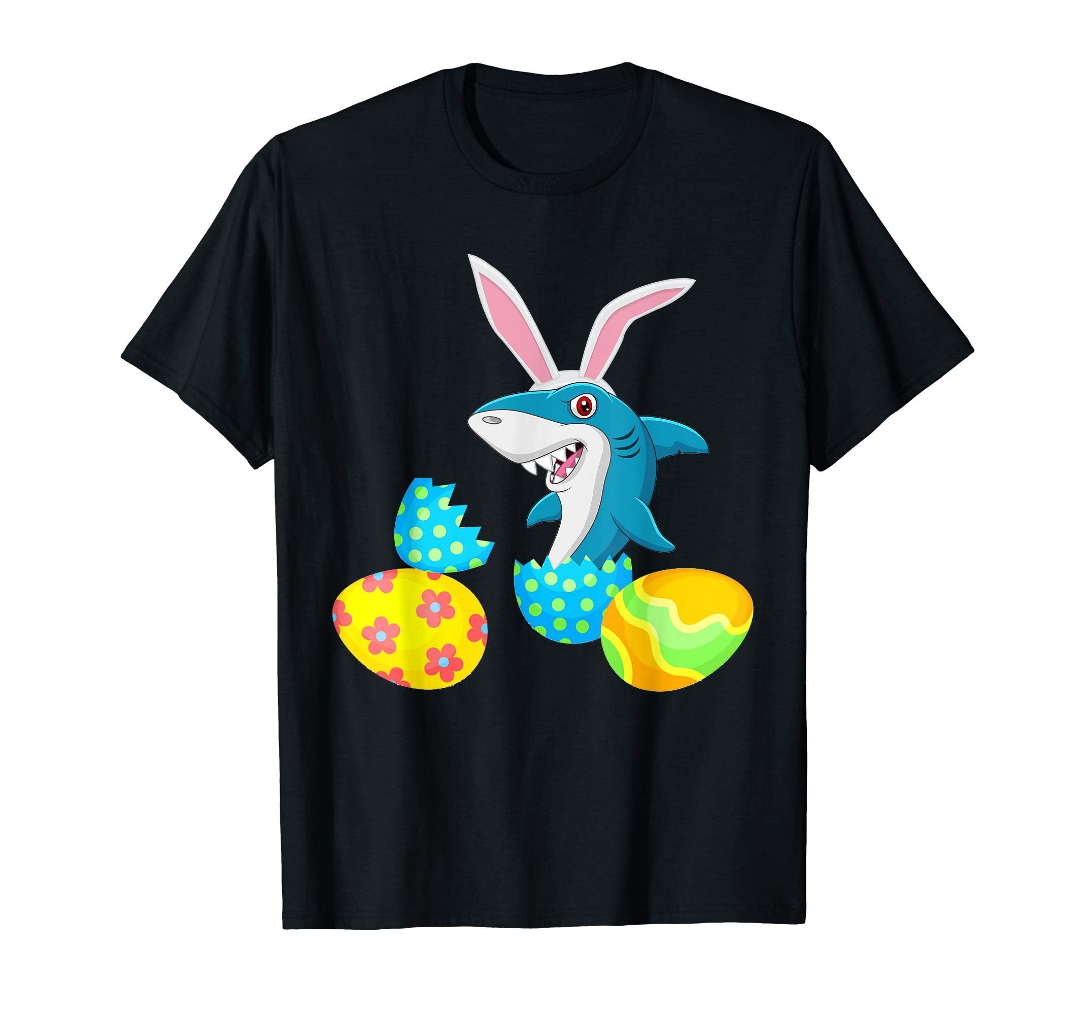 Easter Shirts For Kids Boys Girls Shark Shirt Easter Eggs