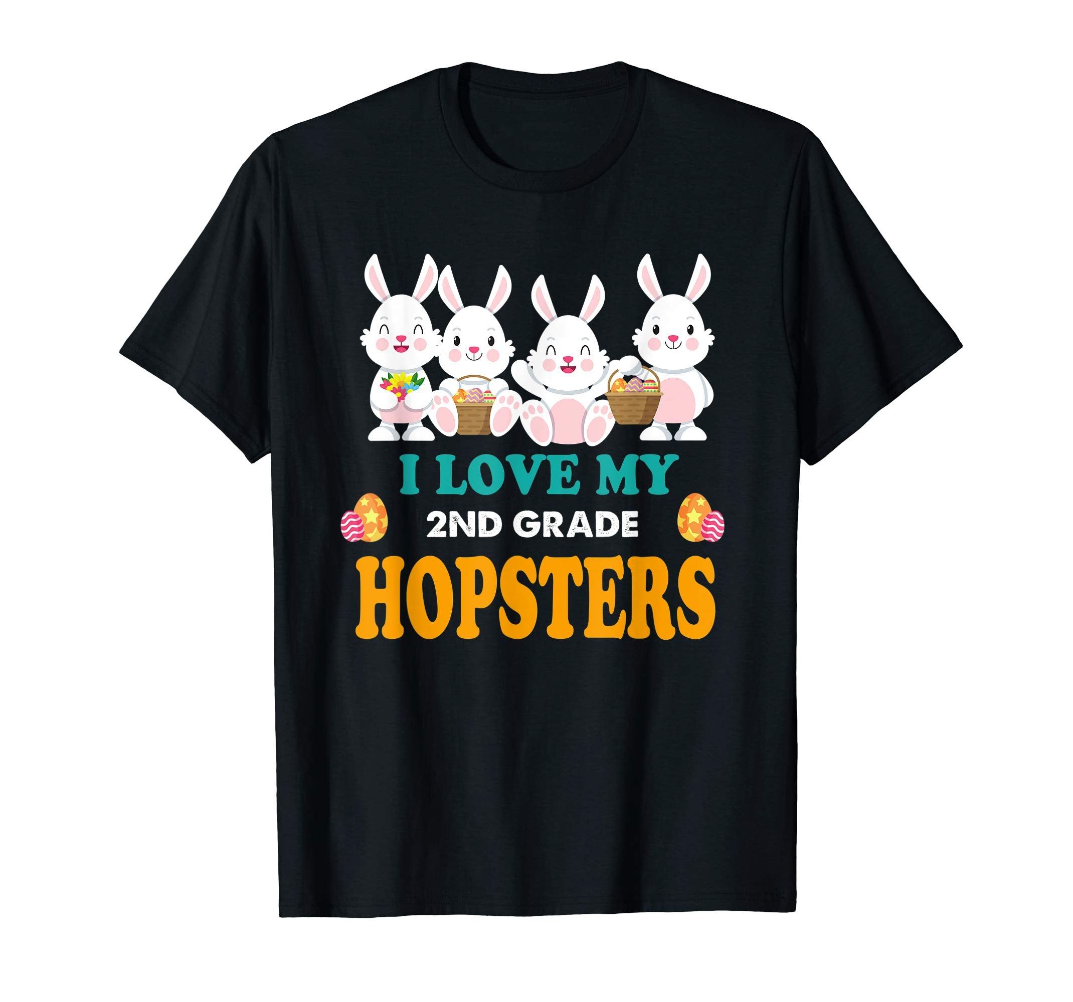 I Love My 2nd Grade Teacher T-Shirt Funny Easter Shirt Gifts