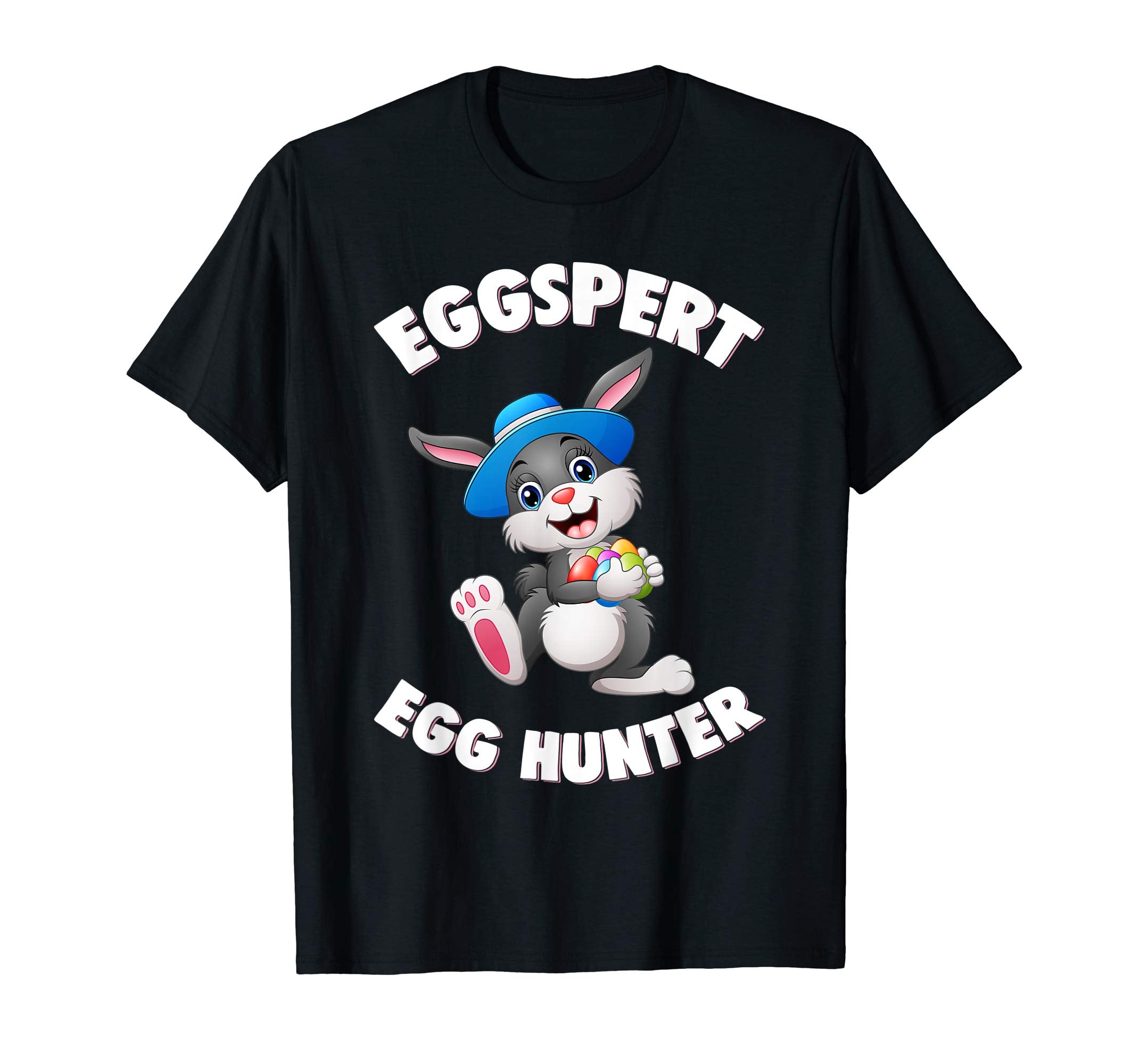 Eggspert Egg Hunter Happy Easter Kids Boys Girls T Shirt