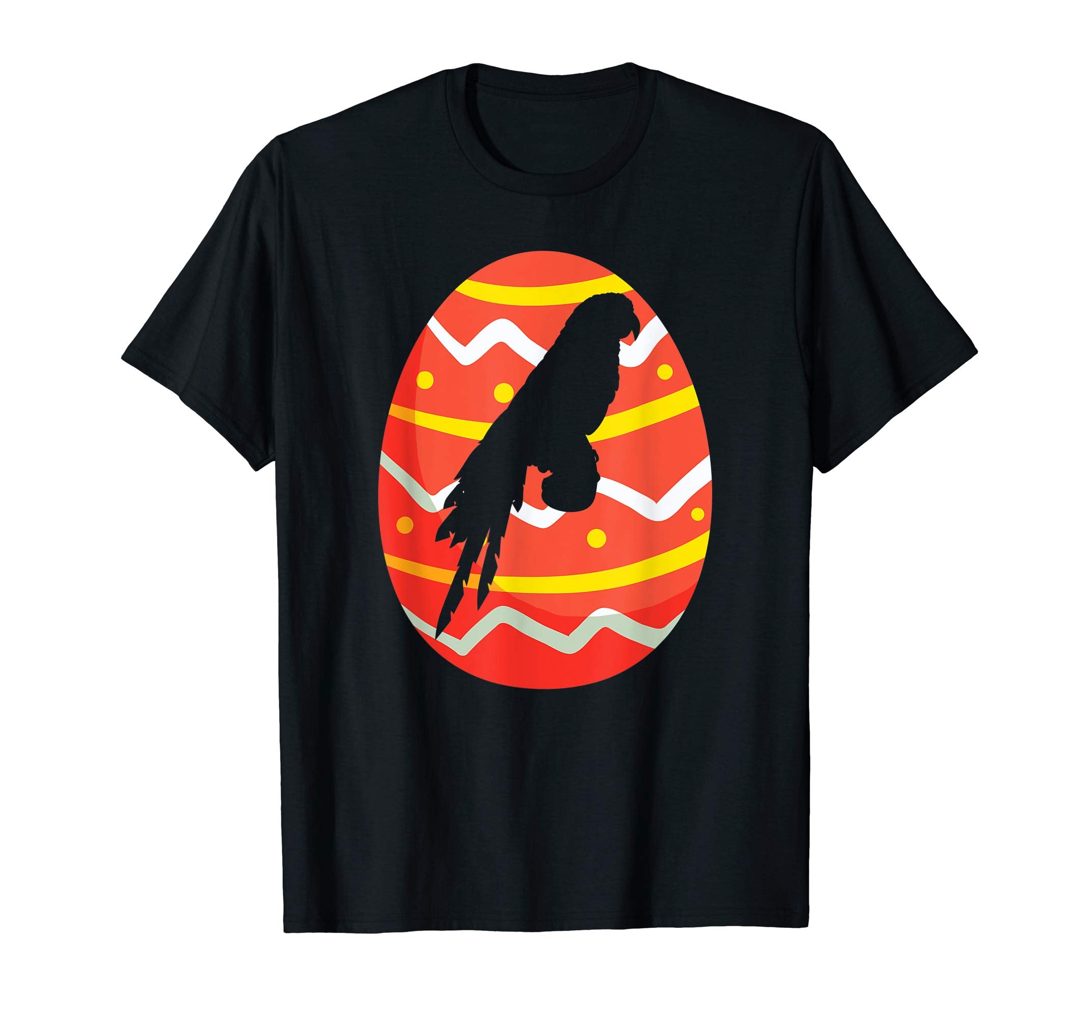 Happy Parrot Easter Bunny Egg T-Shirt for Kids Boys Girls