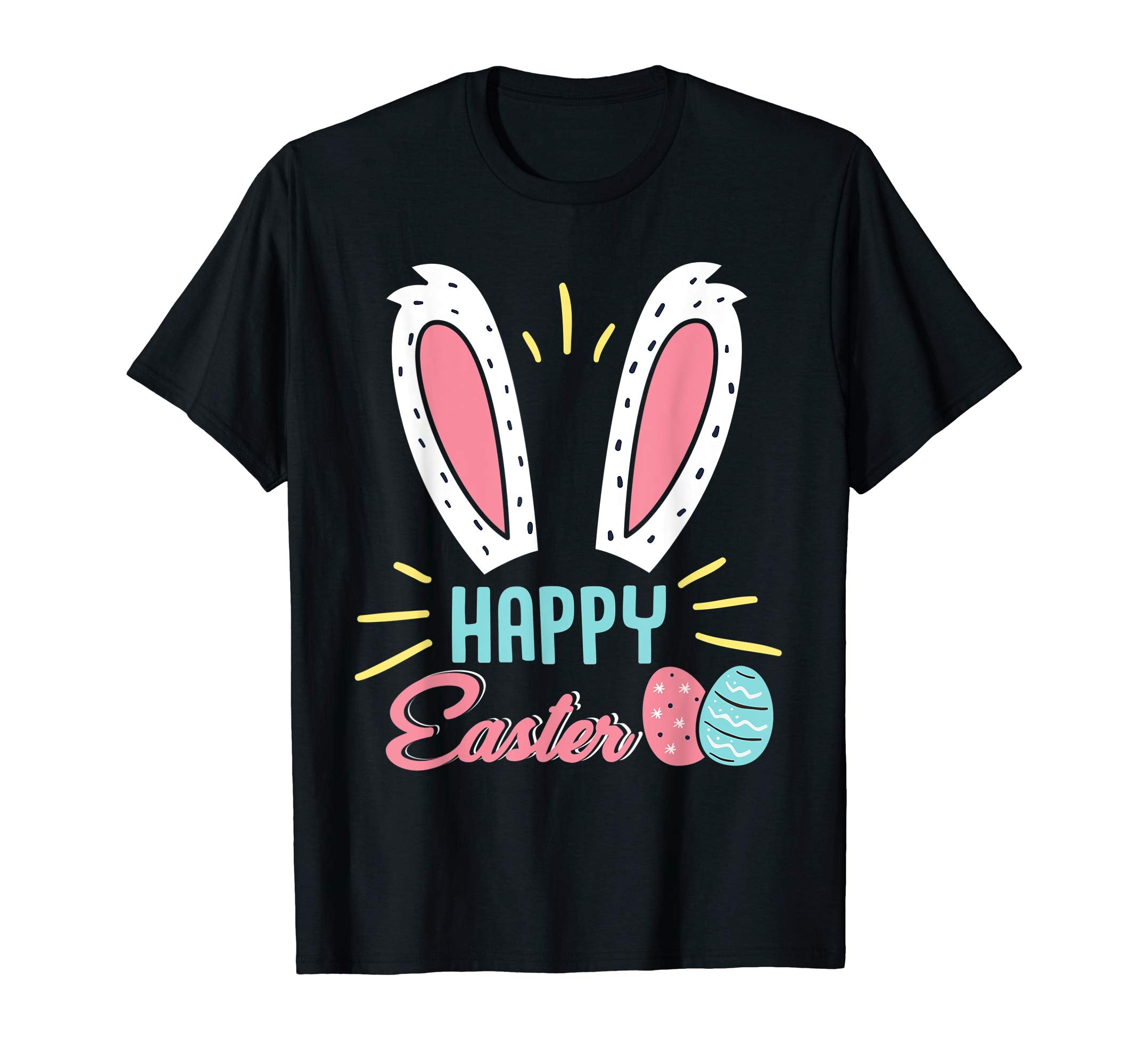 Happy Easter Shirt Colorful Eggs
