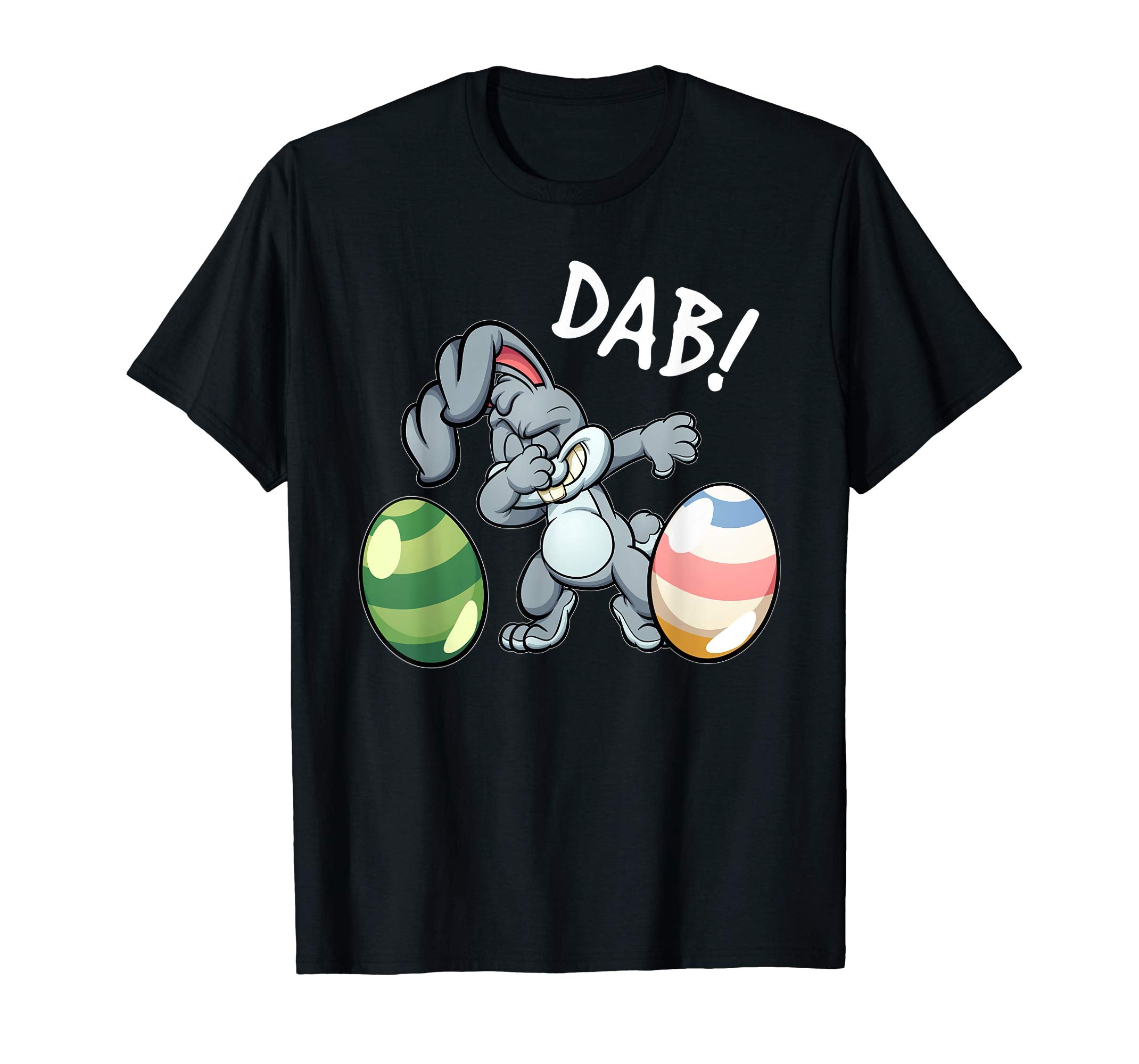 Easter Shirt For Kids Boys Girls Dabbing Easter Bunny Gift