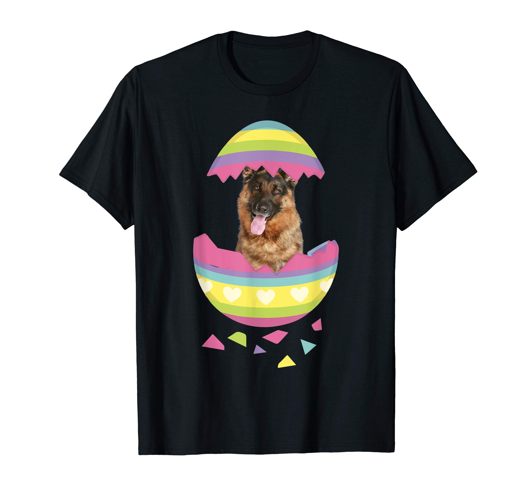 German Shepherd Easter Egg T-Shirt Dog Lover