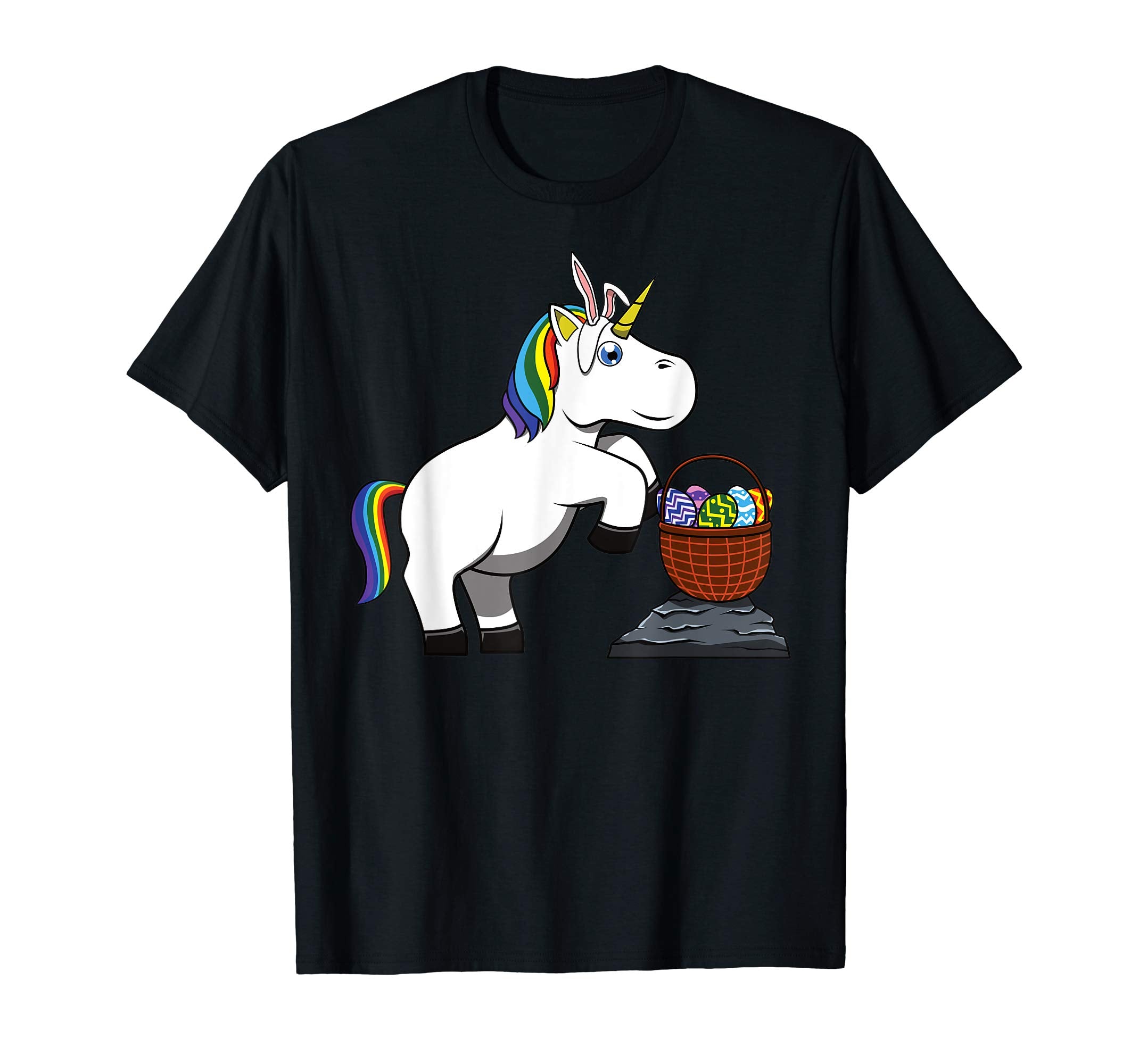Easter Unicorn T-Shirt Girls Bunnicorn Rabbitcorn Gift