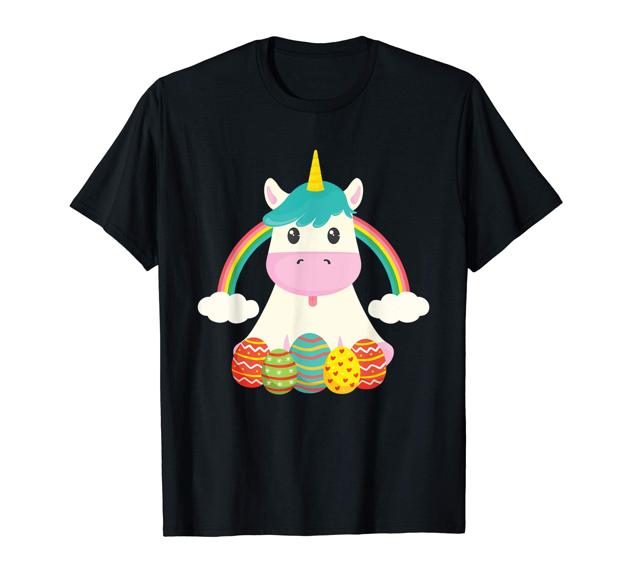 Cute Unicorn Easter Eggs T-Shirt Gifts for Kids Boys Girls