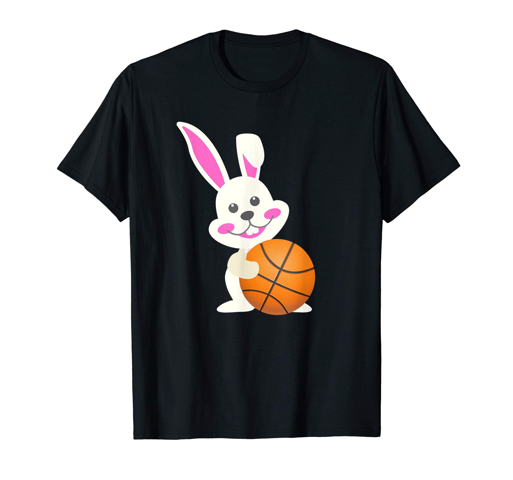 Basketball Easter Bunny Egg T-Shirt Funny for Kids Boys