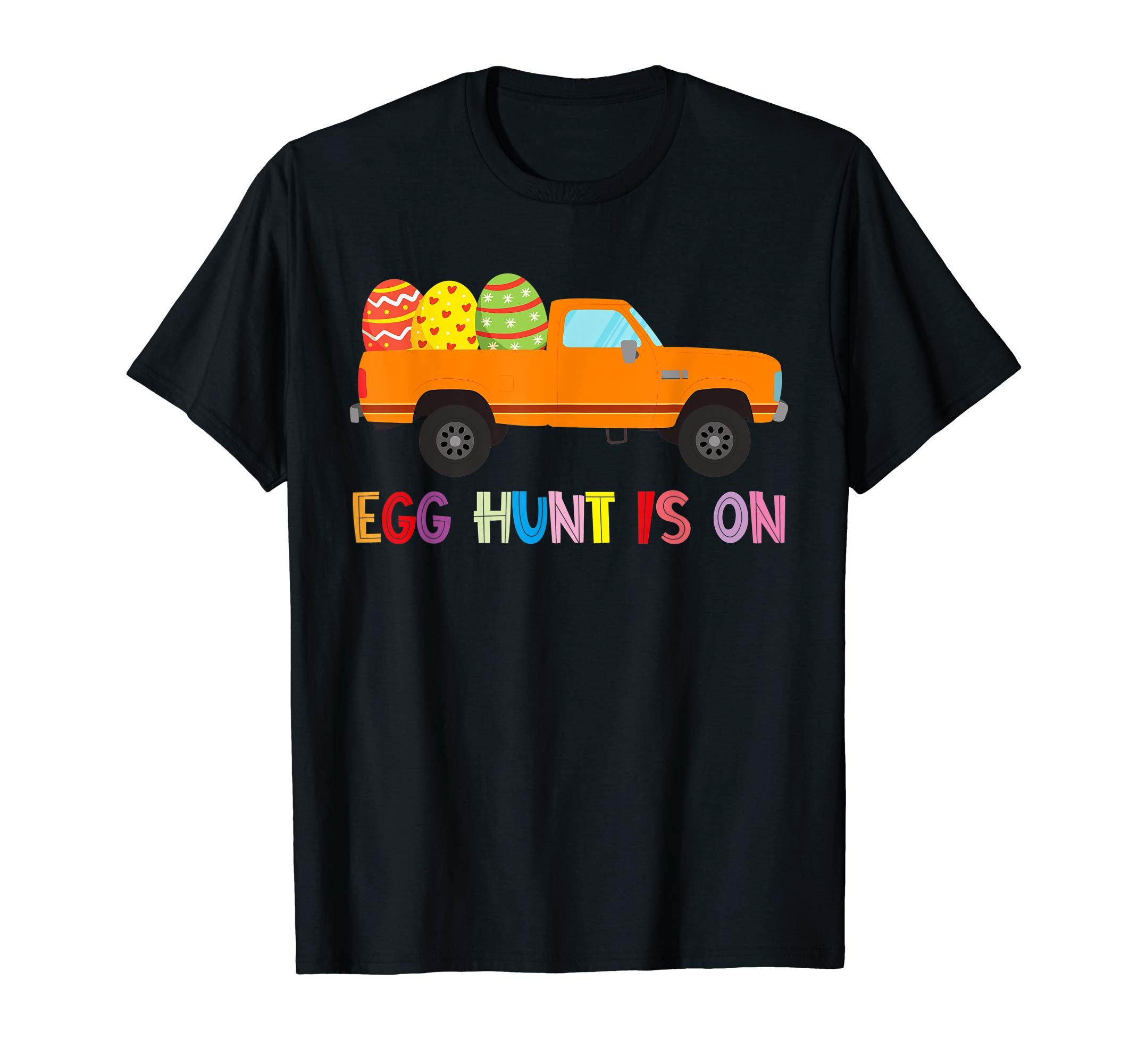 Happy Easter Truck Egg Hunt Is On Kids Boys Girls Shirt Gift