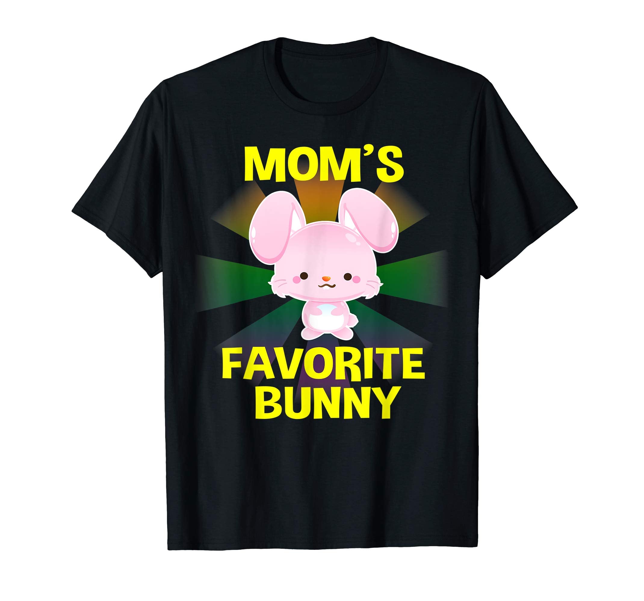 Moms Favorite Bunny Easter T shirt Gifts for Men Women Kids
