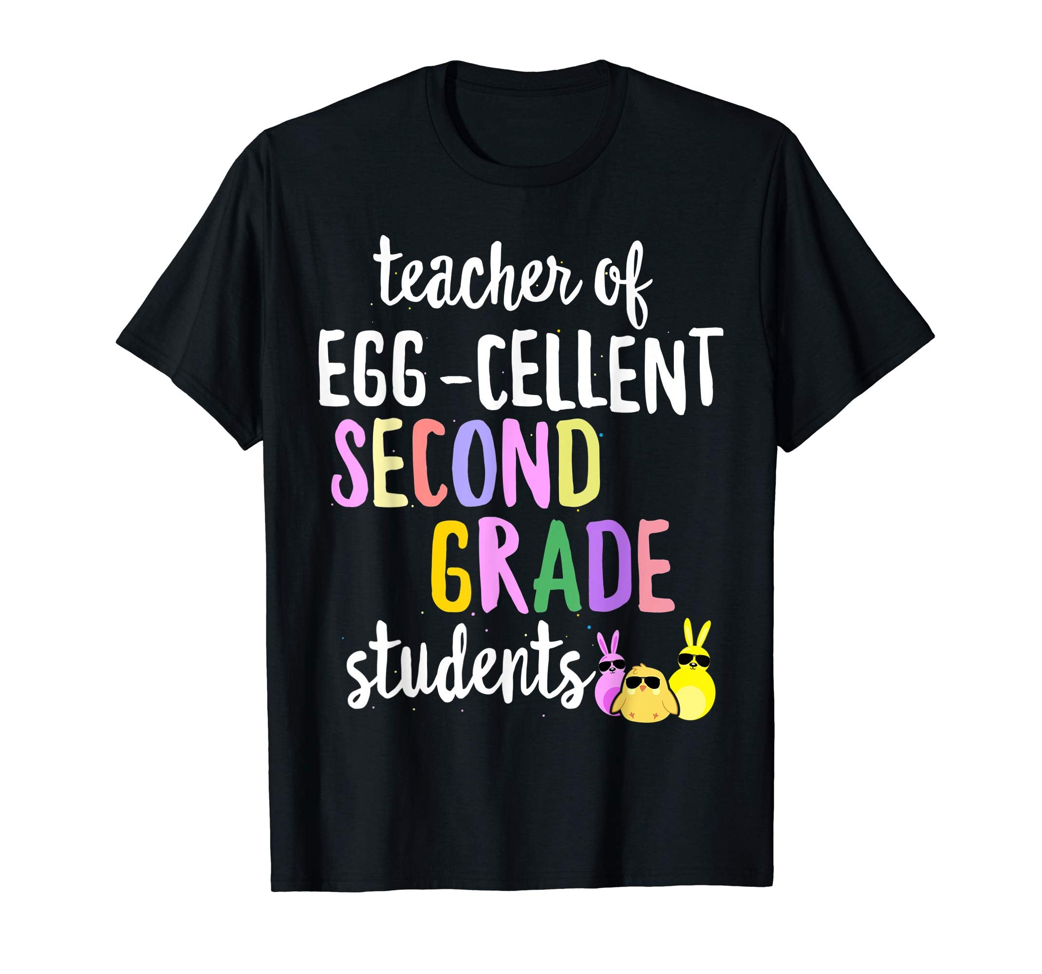 Teacher of Egg-Cellent 2nd Grade Students Easter Gift Tshirt