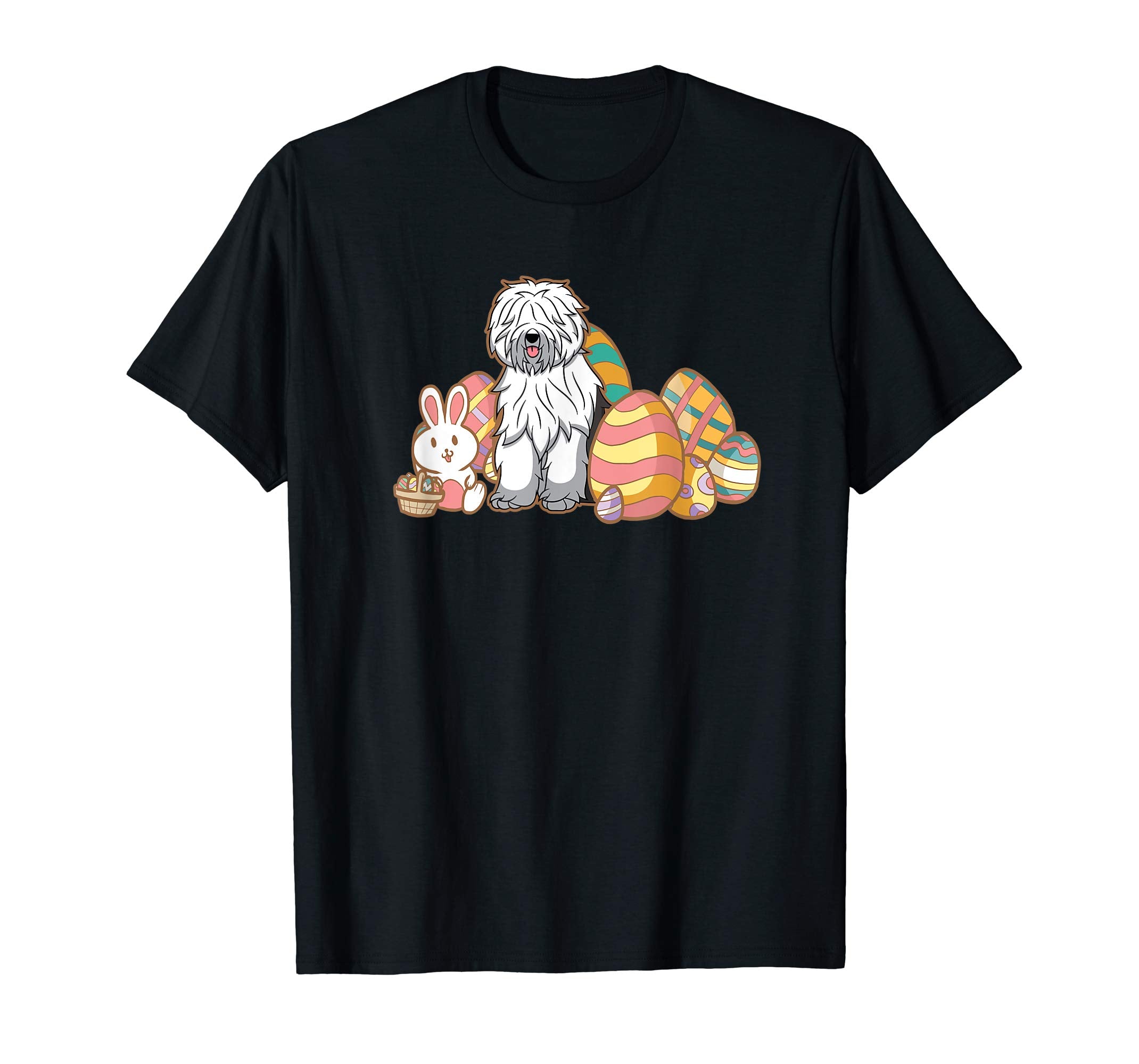 Easter Old English Sheepdog Dog T-Shirt Gift