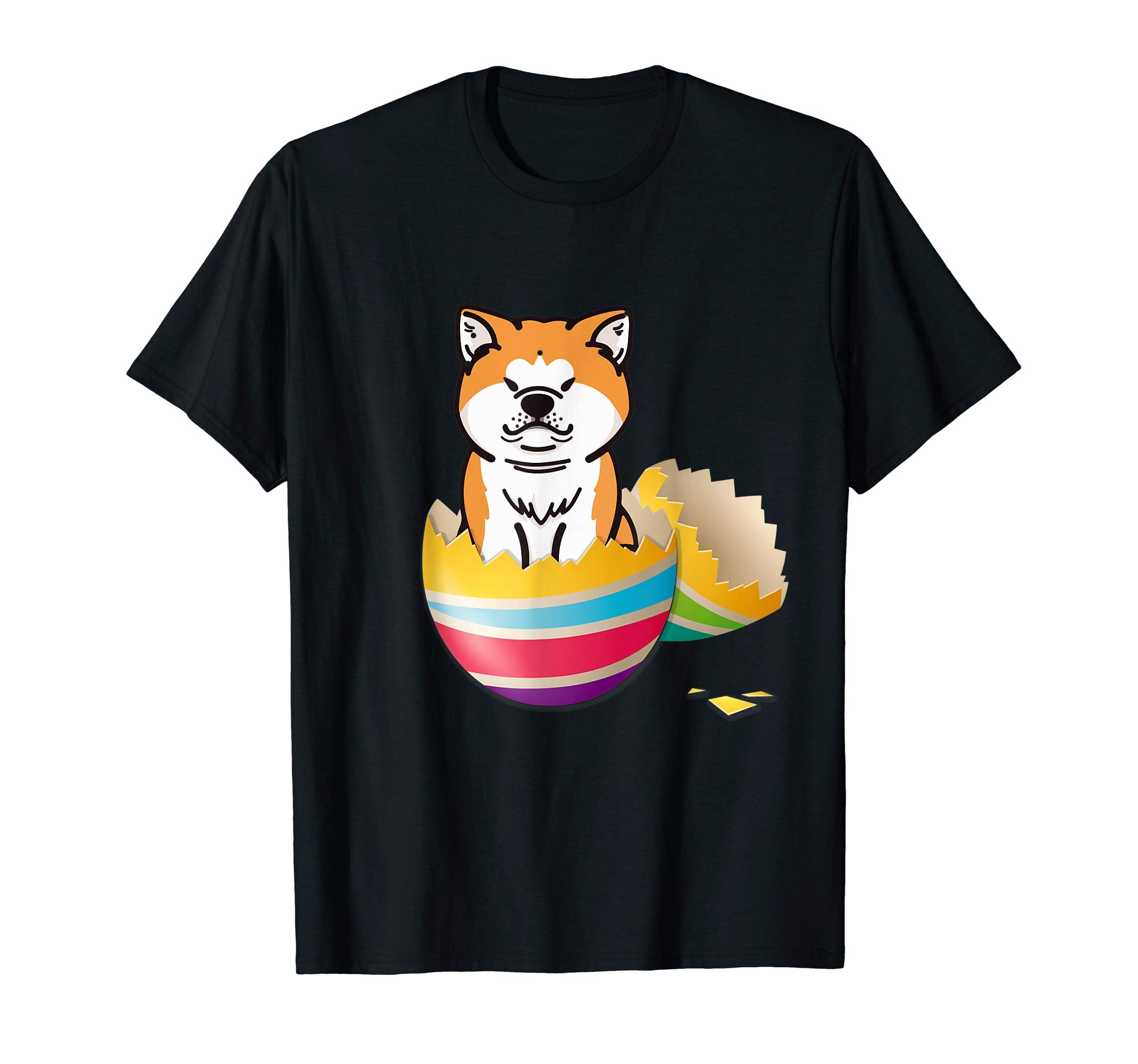 Akita Hatching From Easter Egg Easter Day Shirt