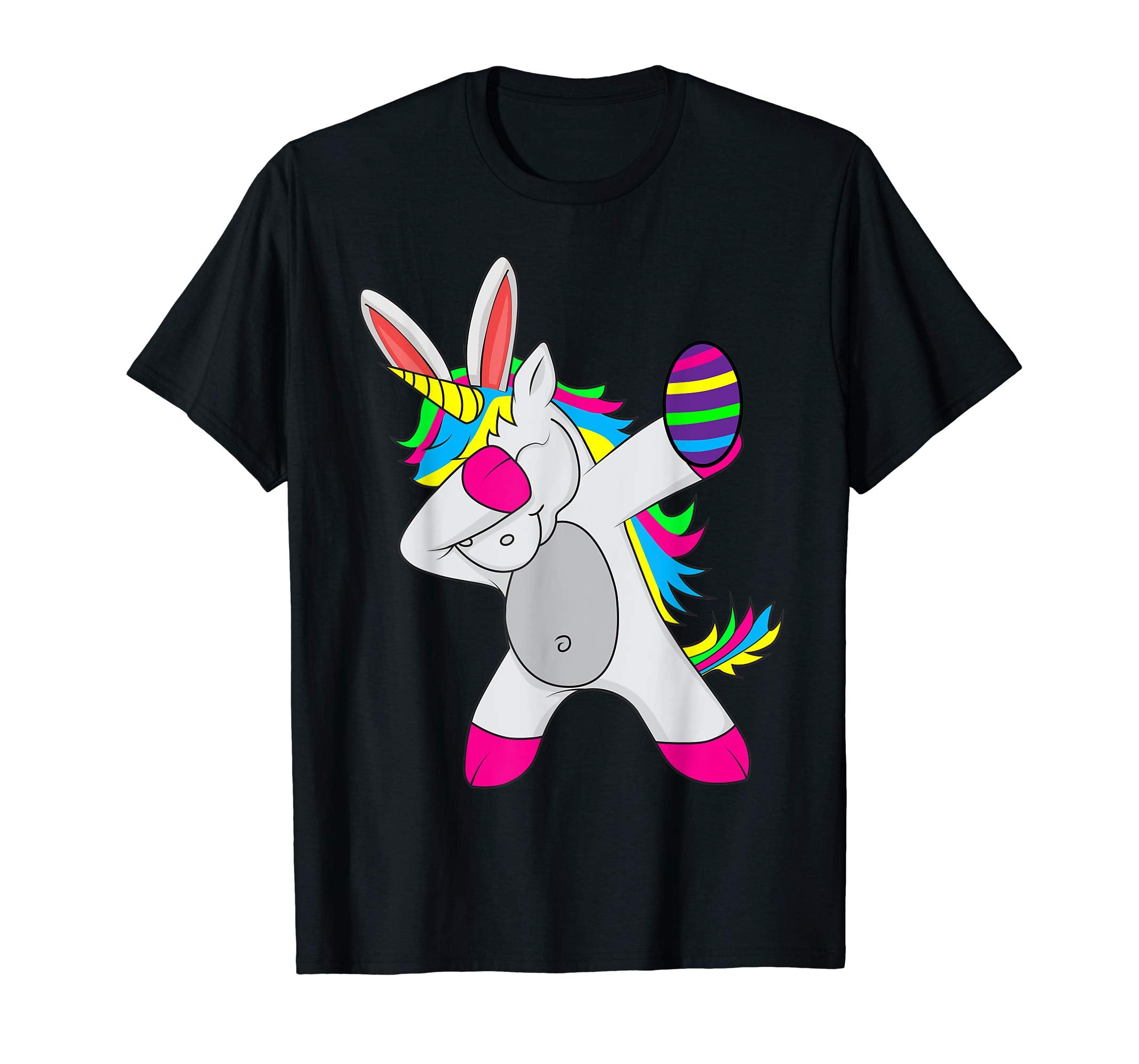 Funny Dainty Dabbing Easter Unicorn Bunny Shirt Gift