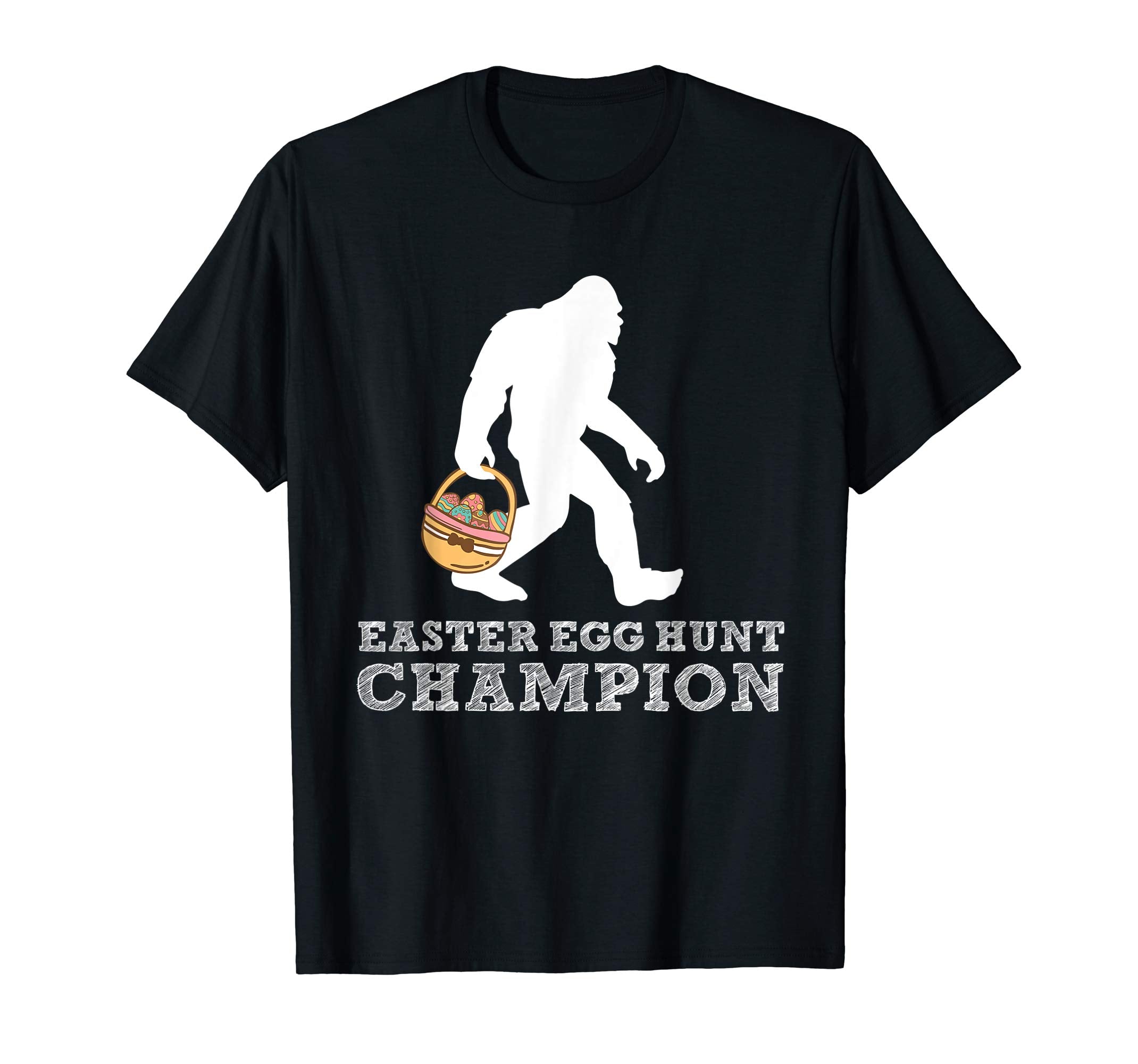 Bigfoot Easter Egg Hunt Champion funny T-Shirt