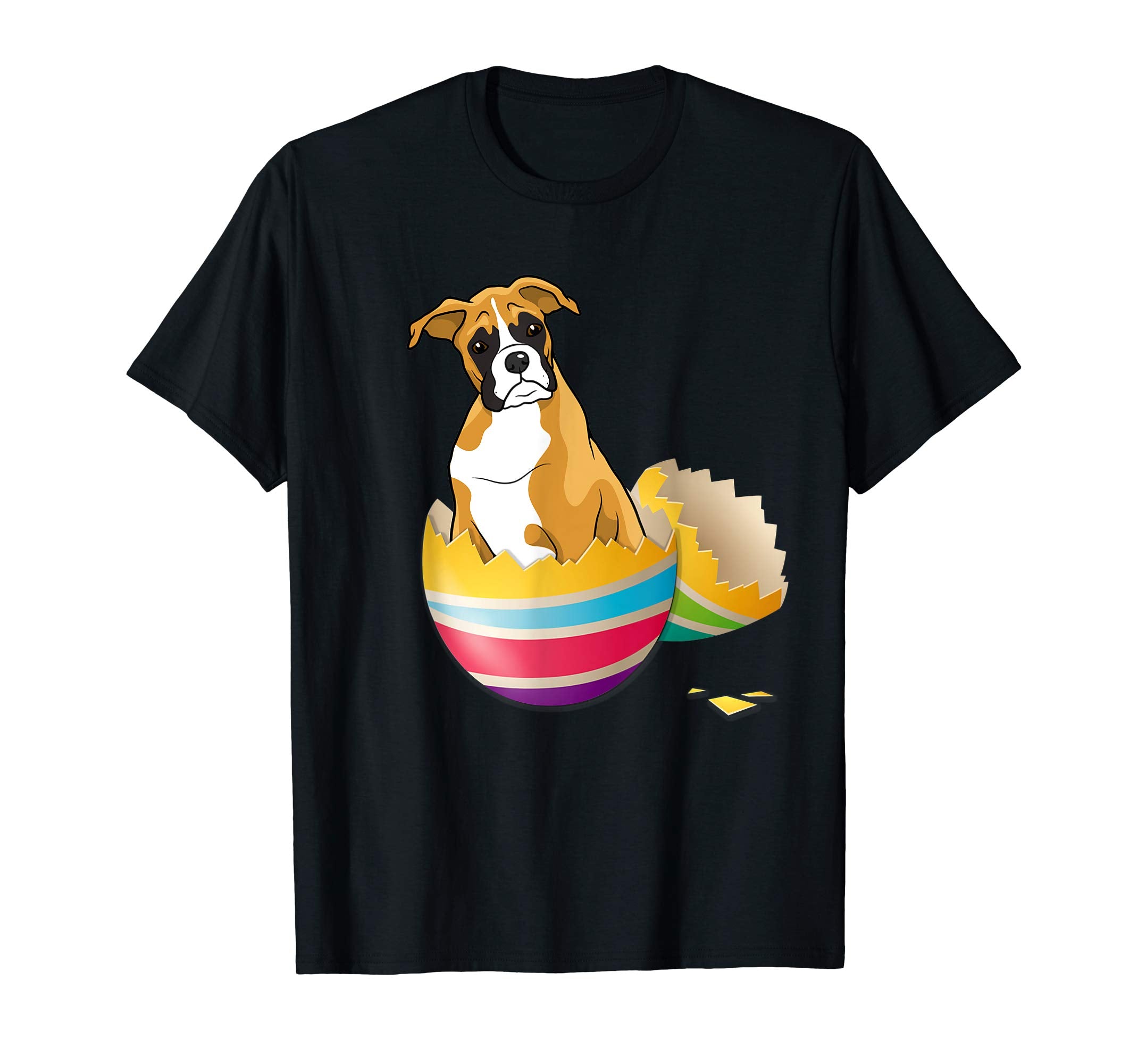 Boxer Hatching From Easter Egg Easter Day Shirt