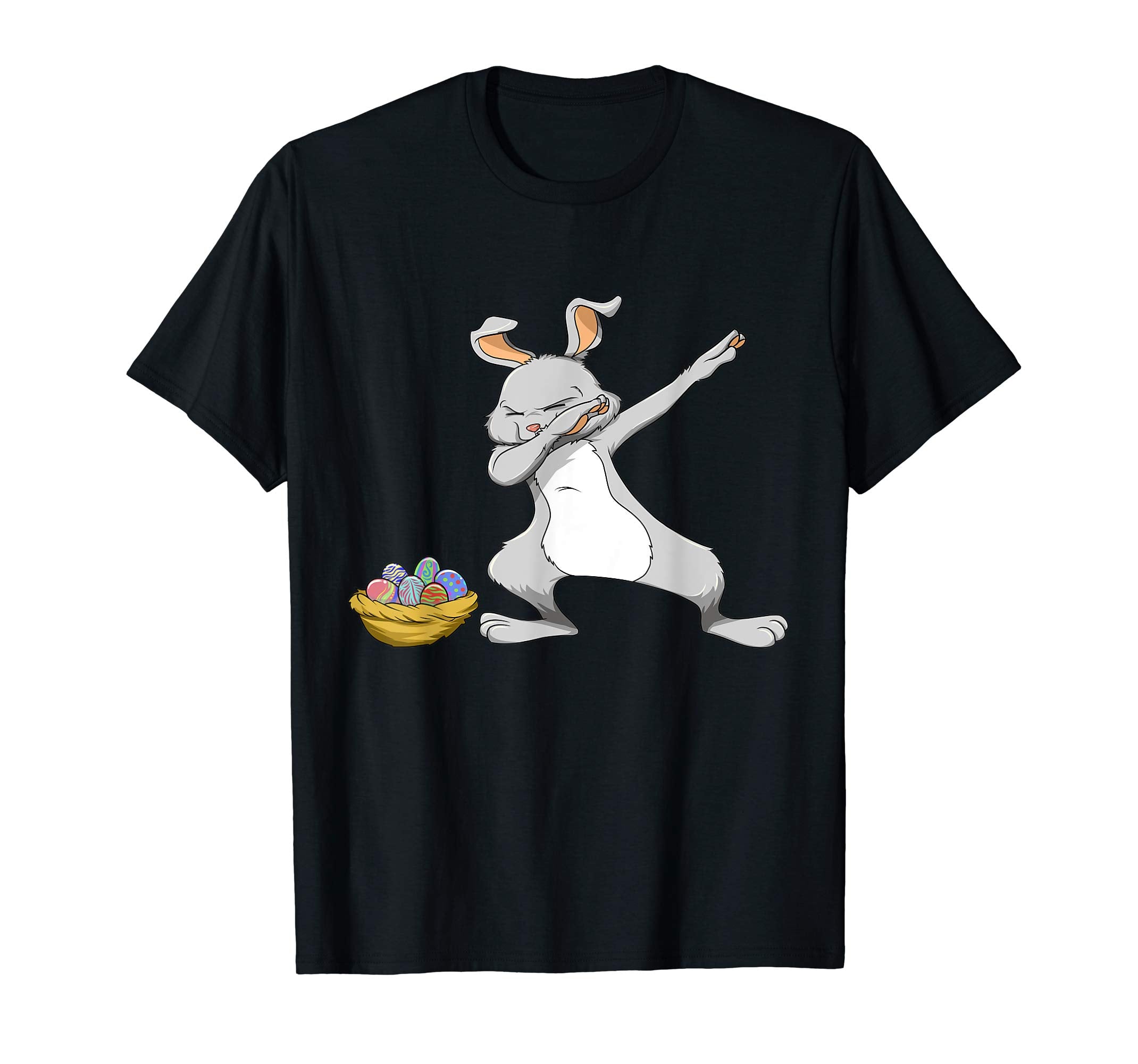 Easter Bunny T-Shirt Graphic Dabbing Kids Gift