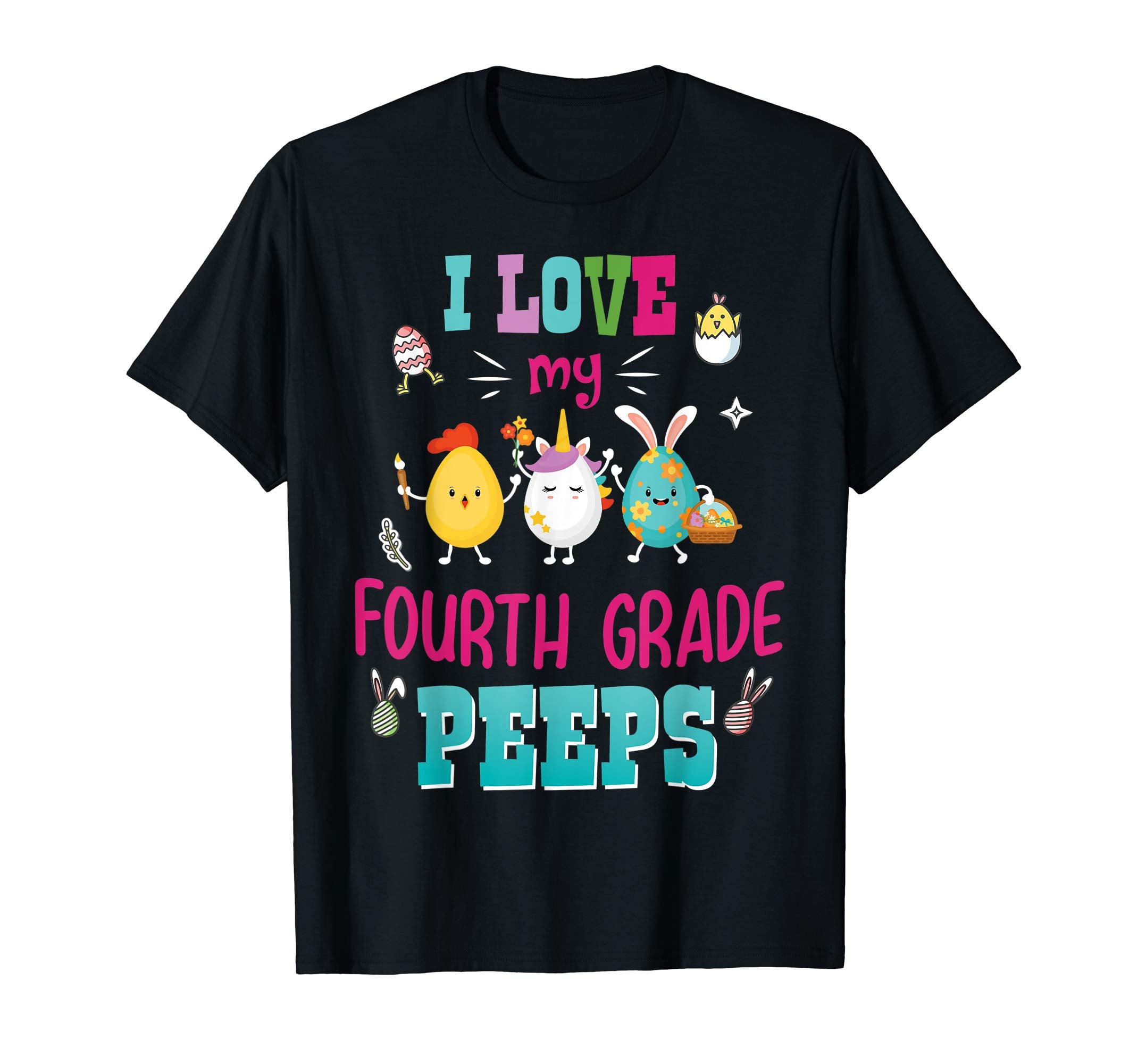 I Love MyFourth Grade Peeps Easter Day T-Shirt