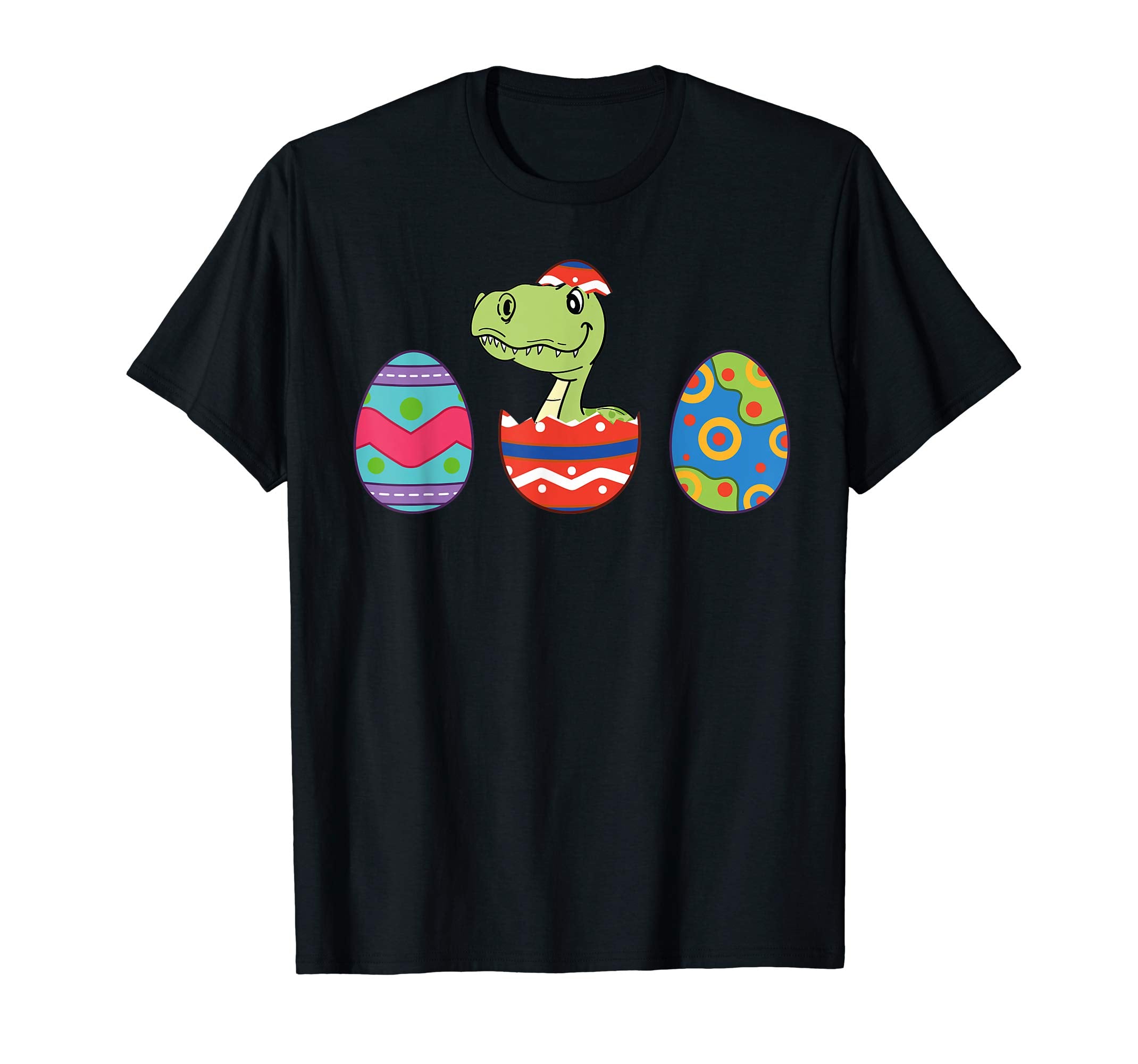Funny T Rex Dinosaur Easter Bunny Egg Shirt Kids Boys