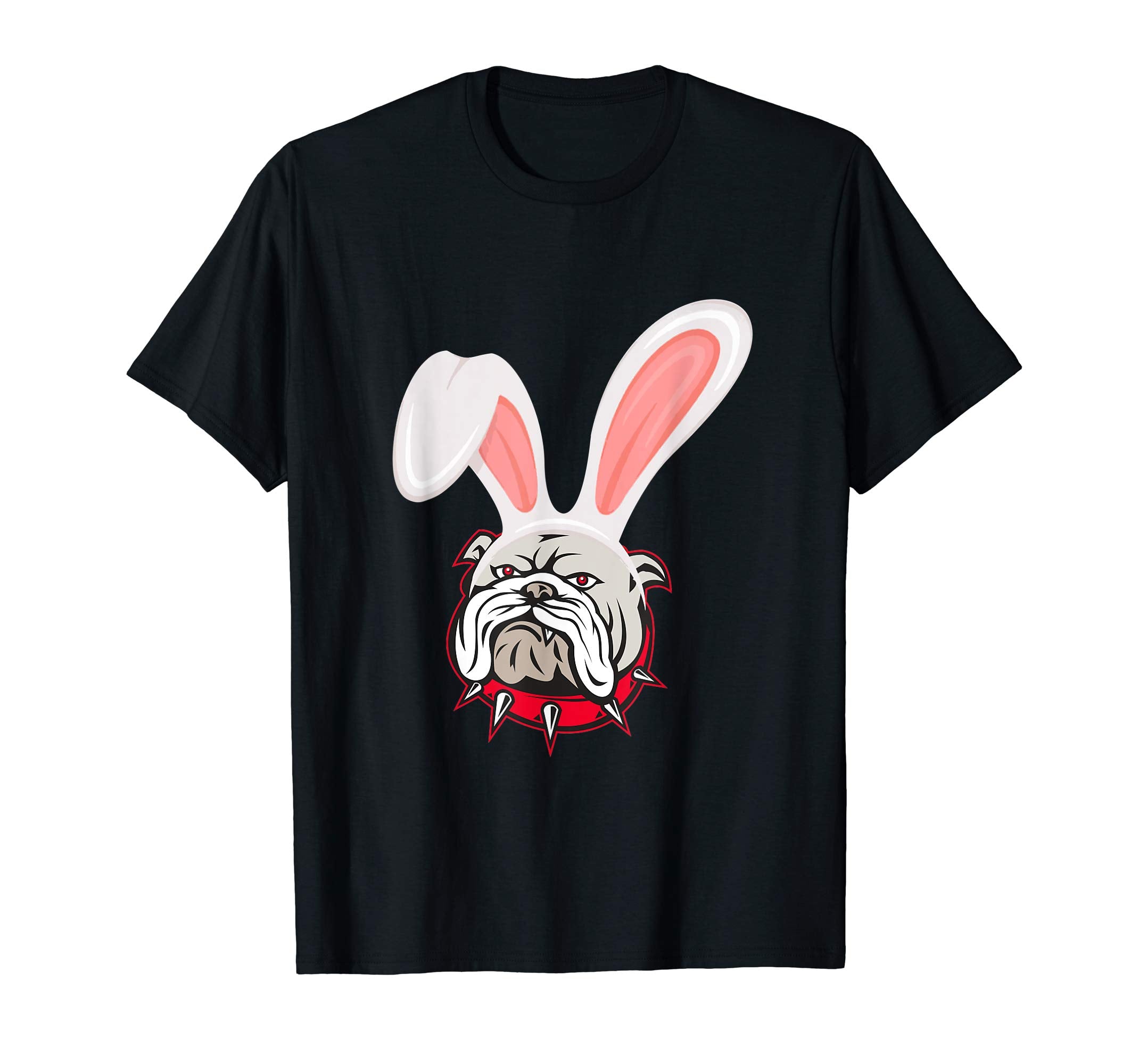 Bulldog Dressed As Easter Bunny With Rabbit Ears T-Shirt