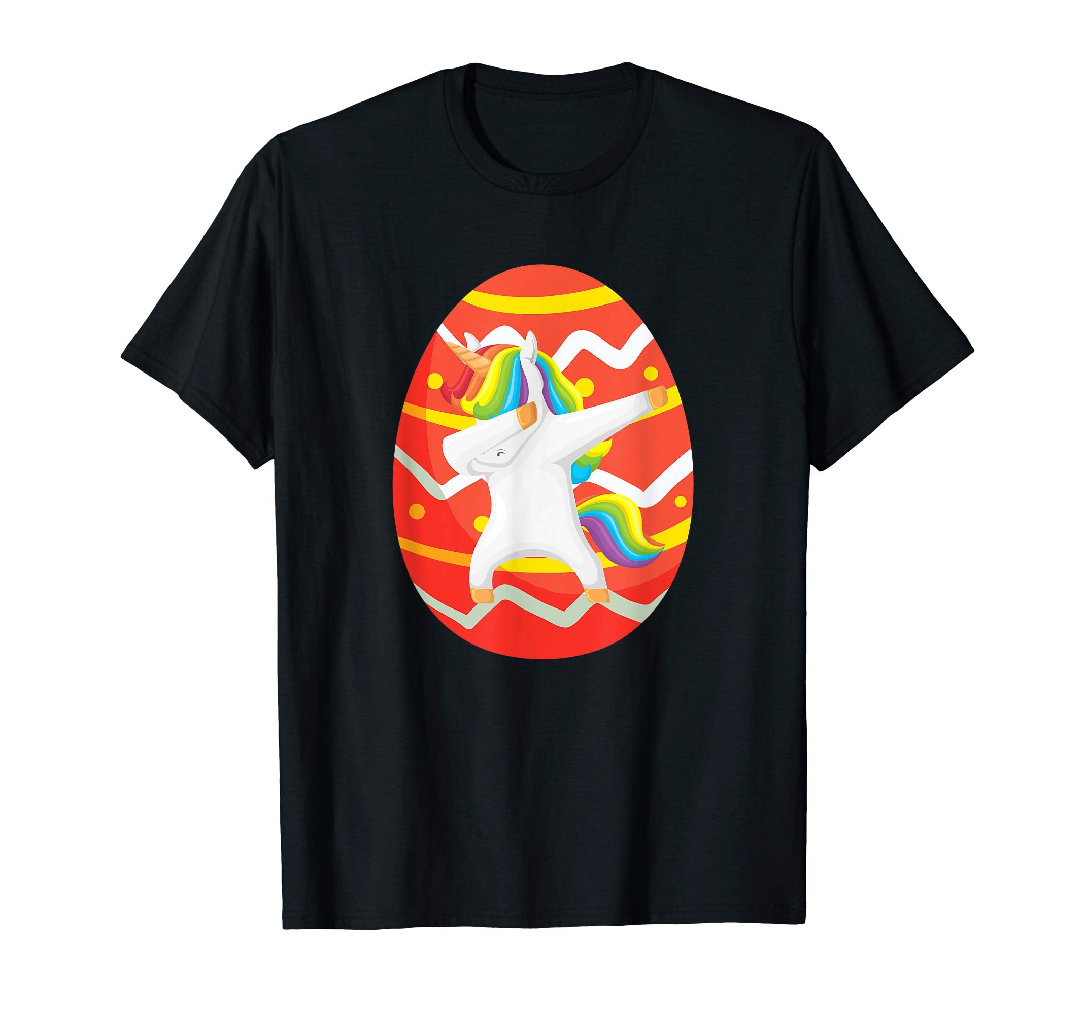 Unicorn Dab Happy Easter Bunny Egg Shirt for Kids Boys Girls