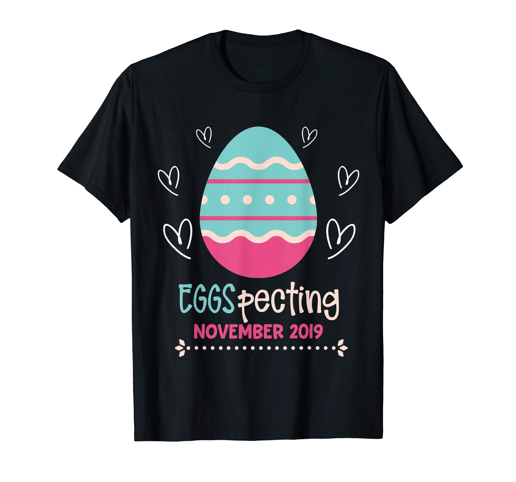 Easter Pregnancy Announcement T Shirt Eggspecting Nov 2019