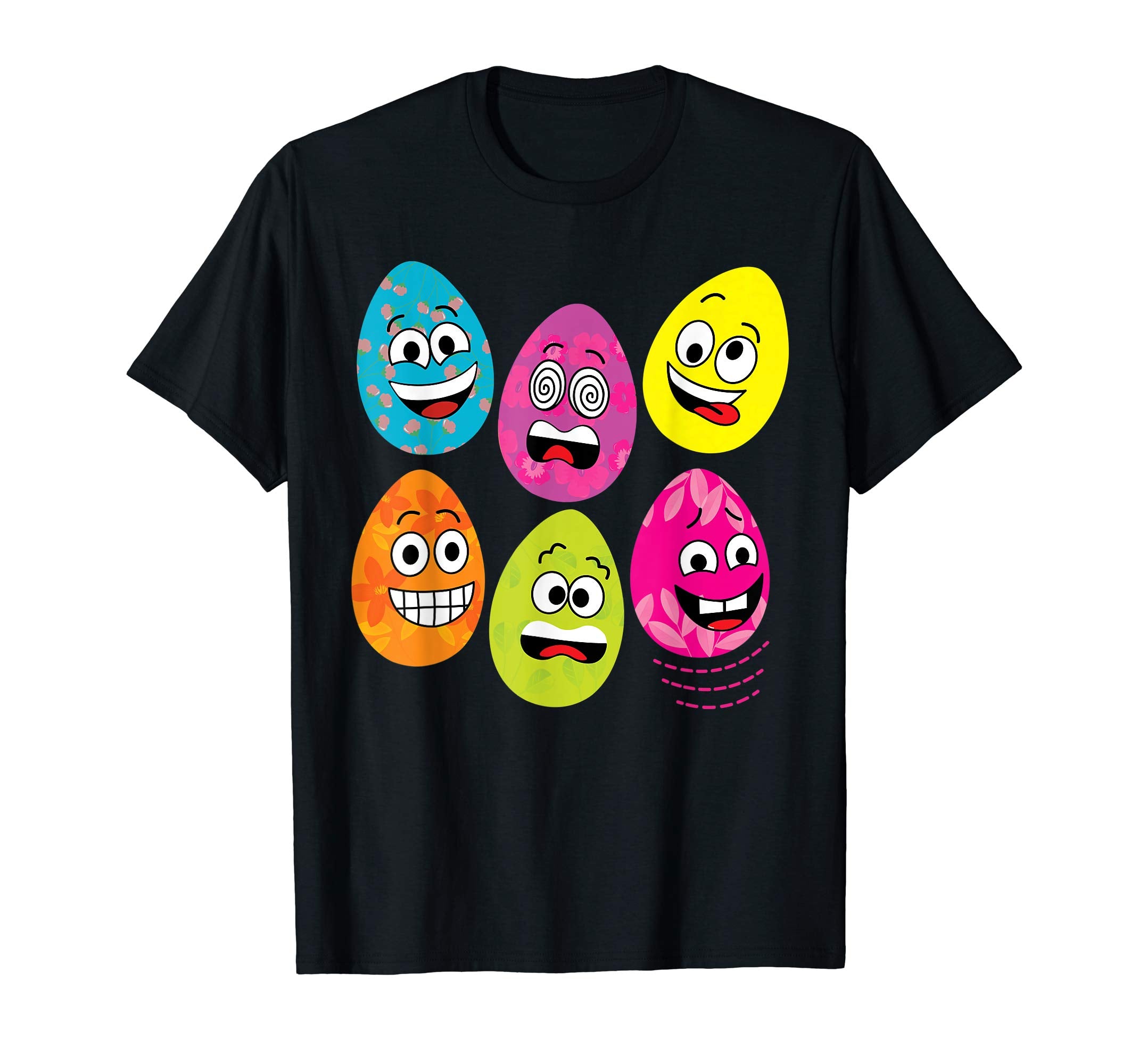 Cool Easter Eggs Emotion Faces Happy Easter Day Love Shirt
