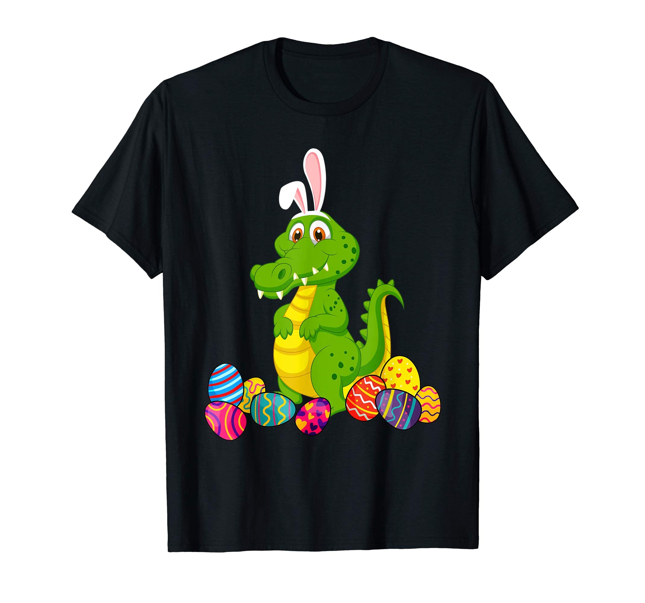 Crocodile Bunny Ear With Egg Easter Easter Day Shirt
