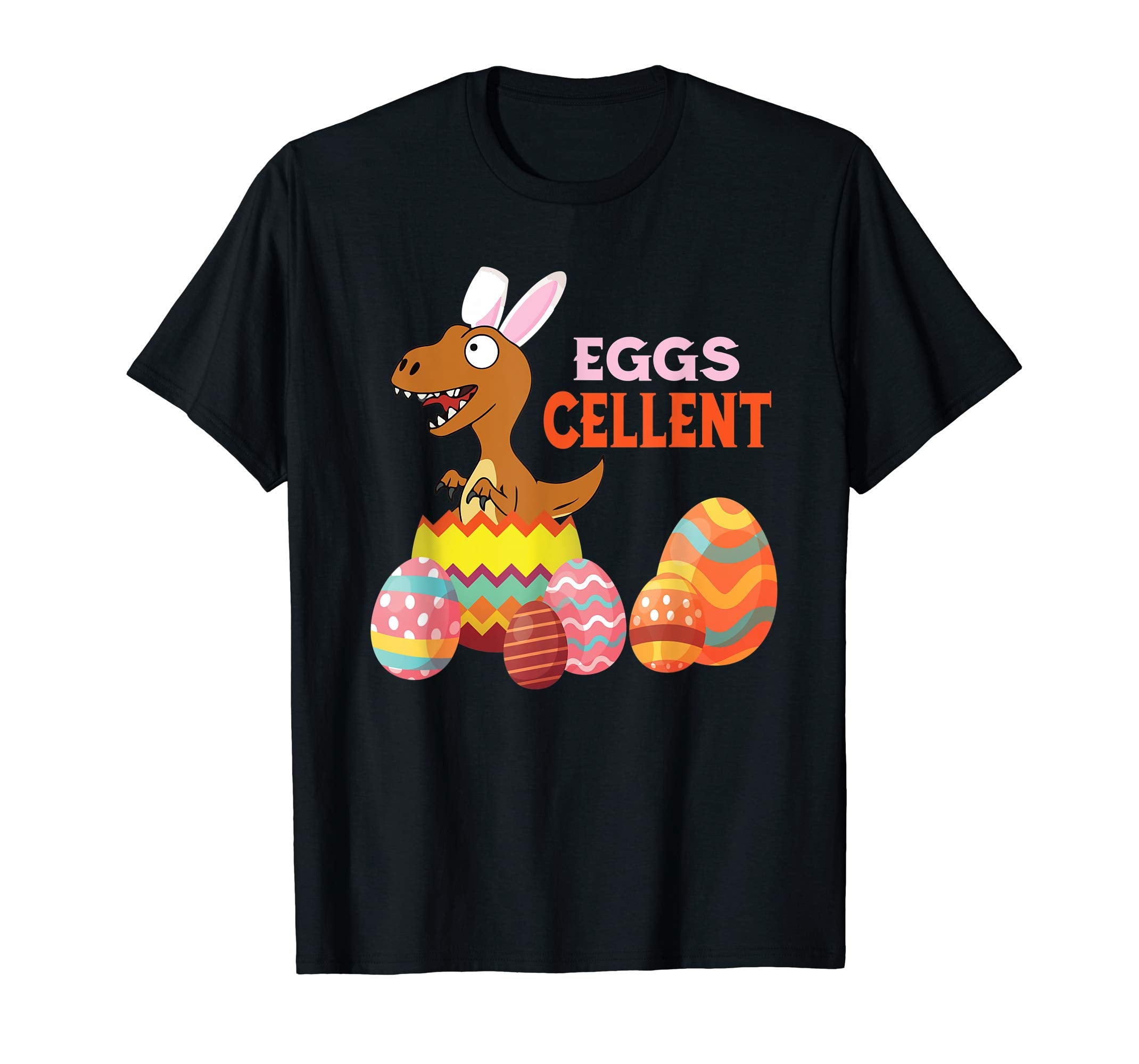 Easter Bunny Dinosaur T shirt T rex Boys Kids Eggs Cellent