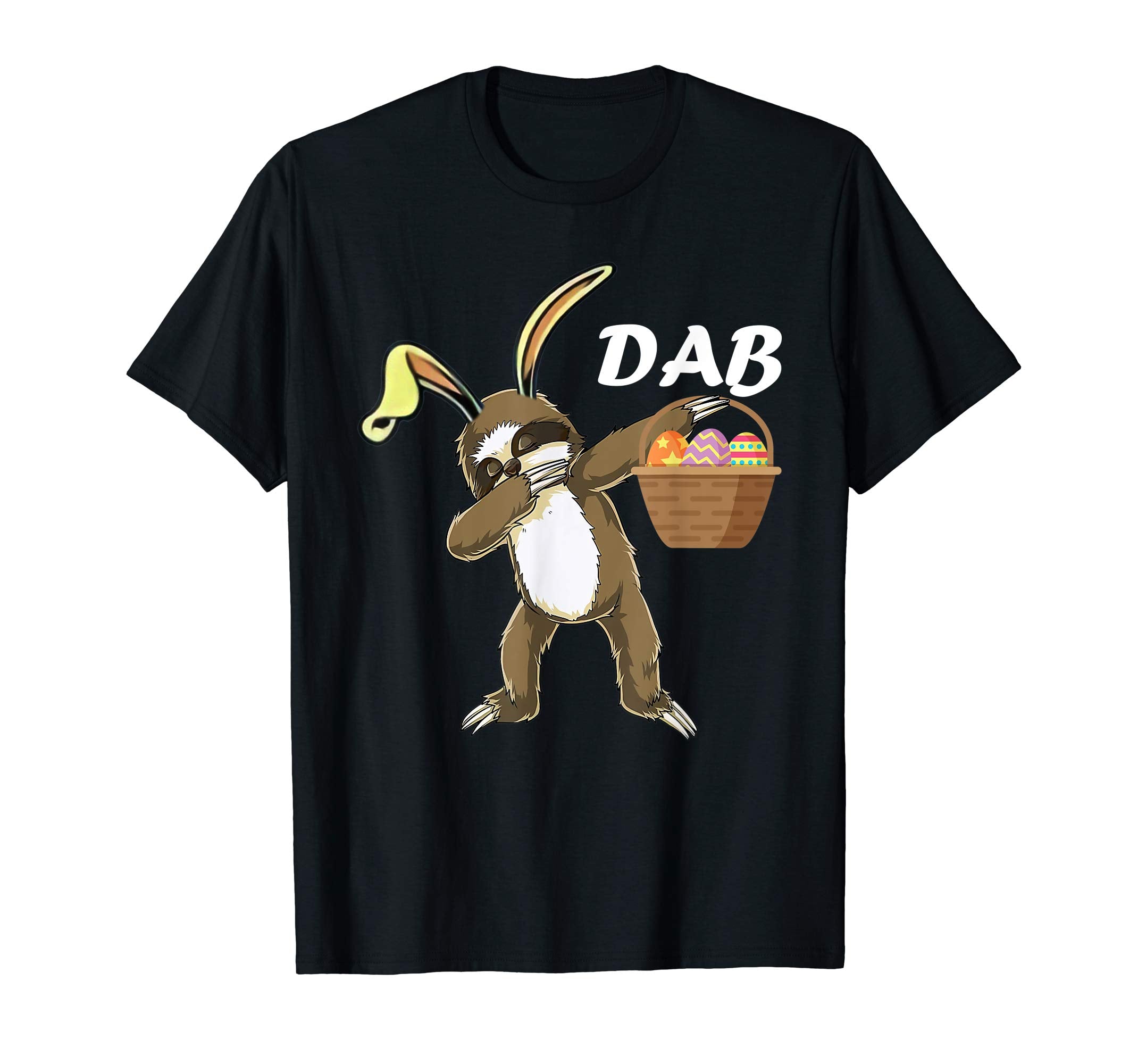 sloth dabbing easter egg shirt