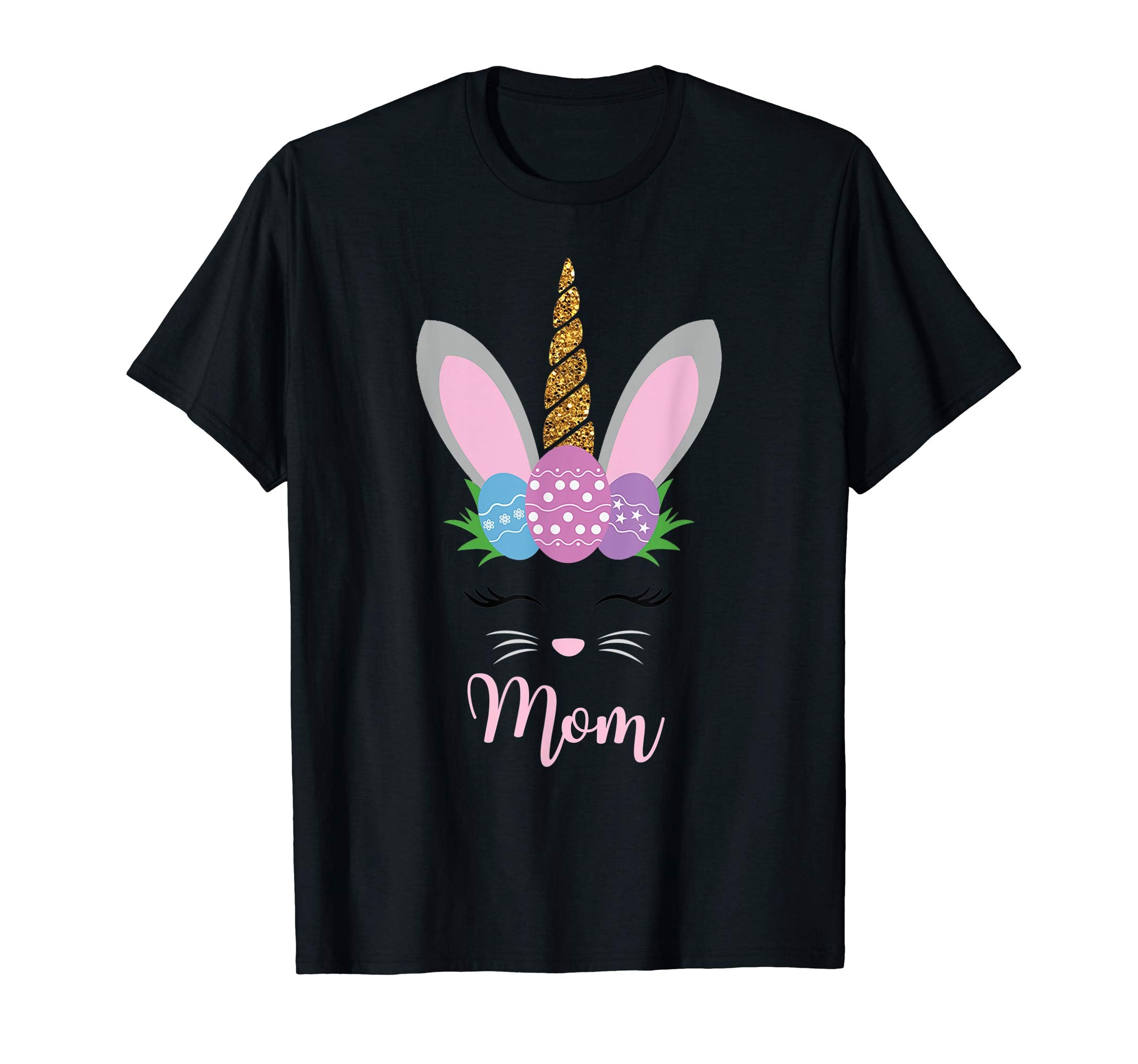 Mom Easter Bunny Unicorn Funny T-Shirts Cute Bunnies Gifts