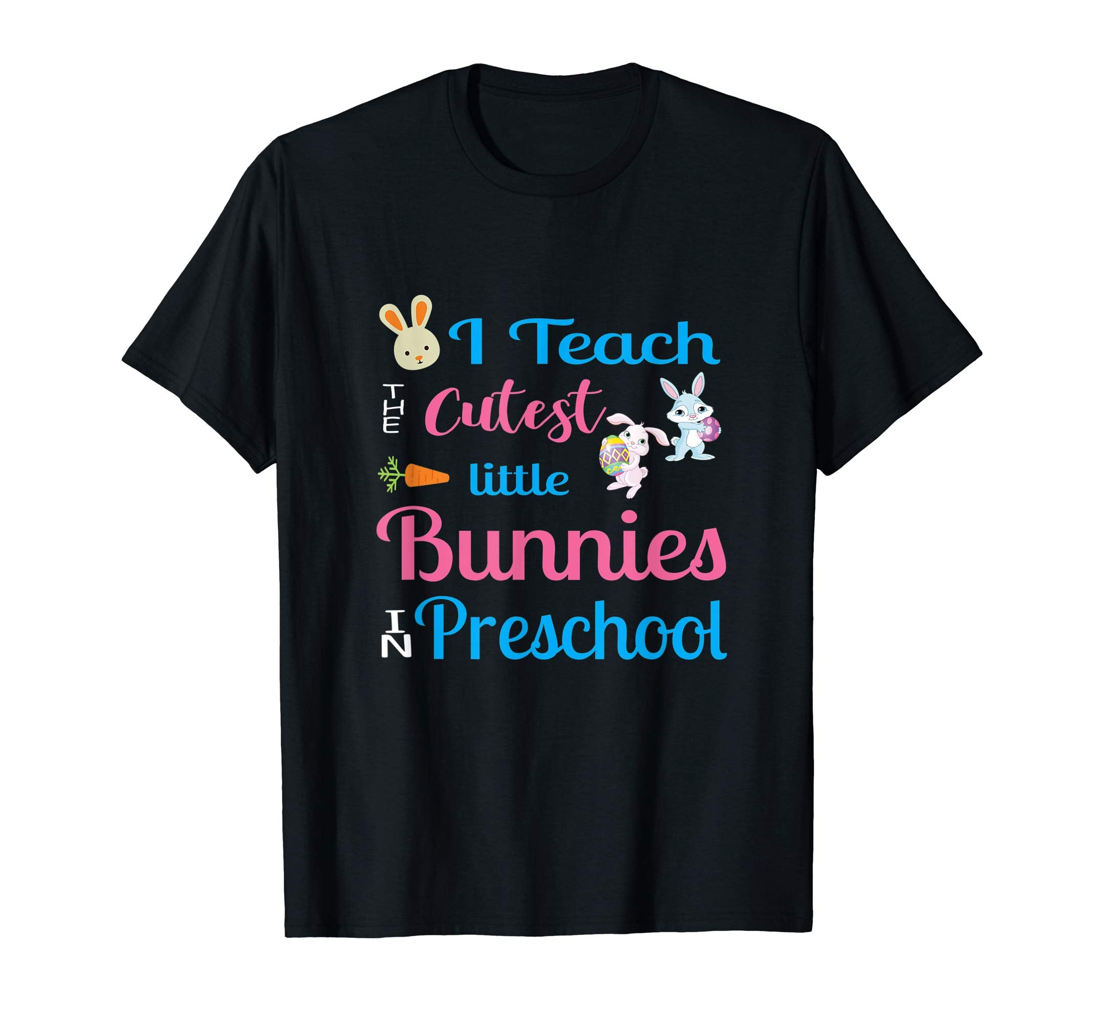 Teacher preschool bunny Easter tshirt gifts