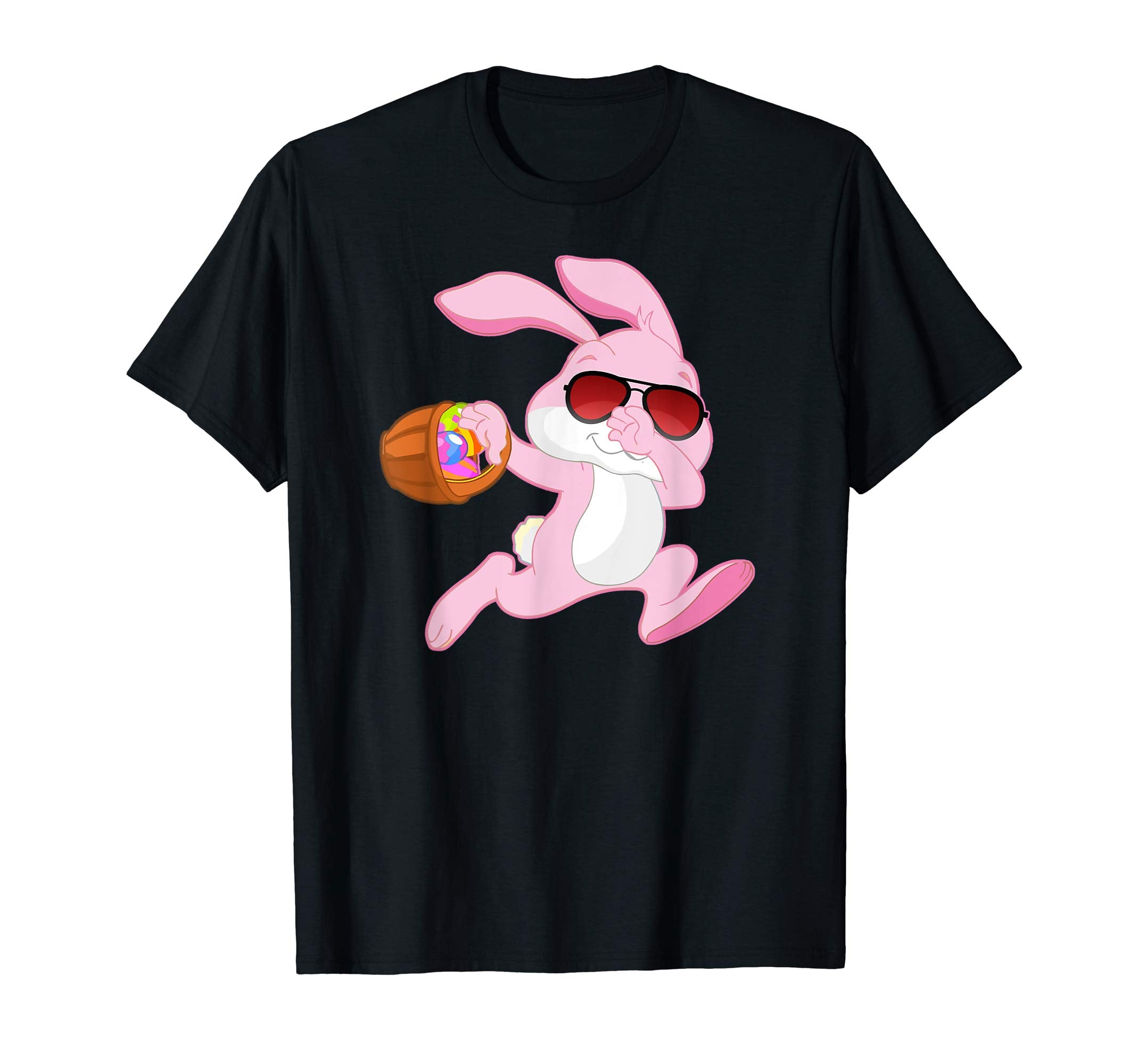 Easter Pink Rabbit Shirt, Sunglasses On Bunny Tee Gift