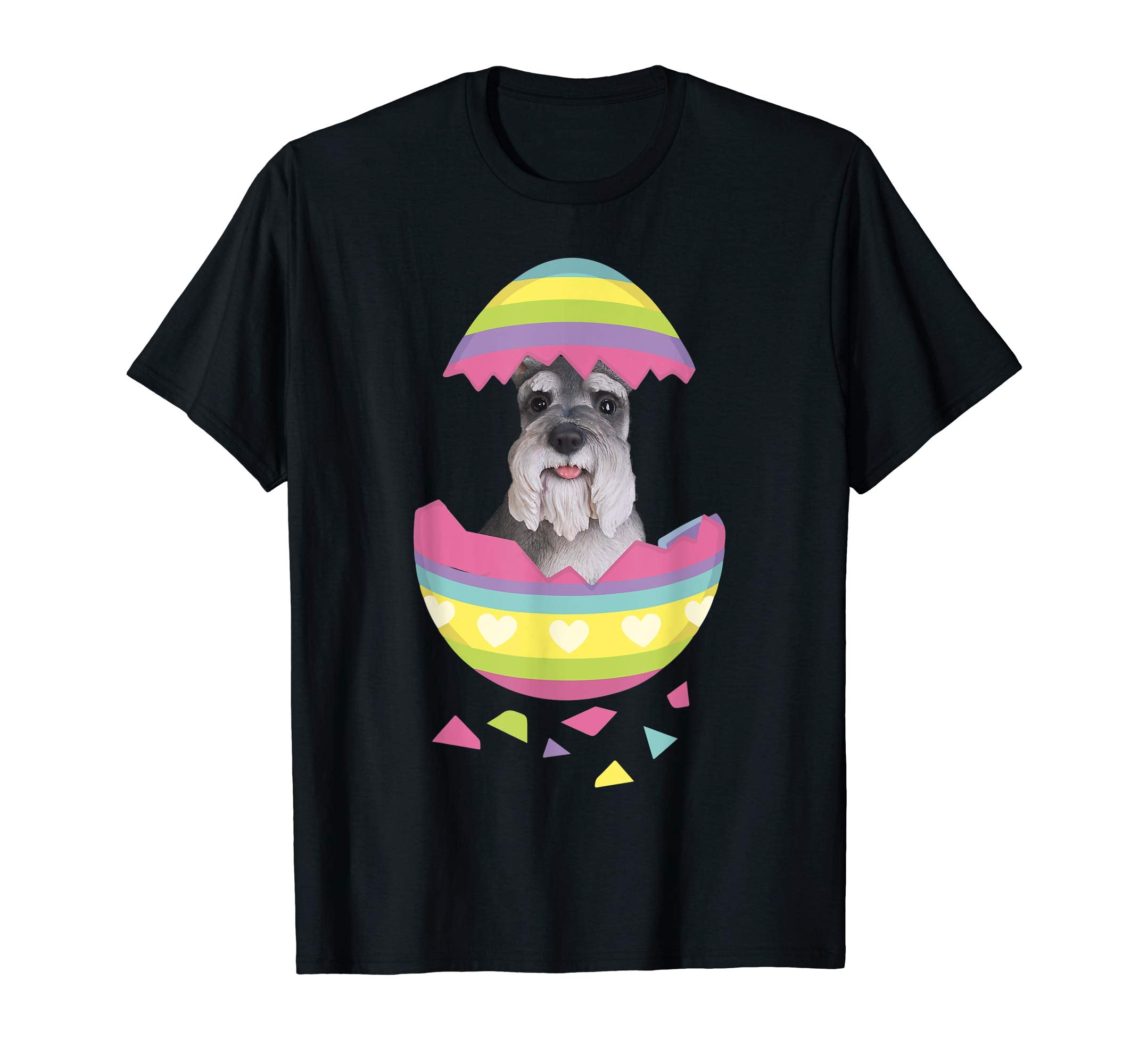 Schnauzer Easter Egg T-Shirt Dog Lover