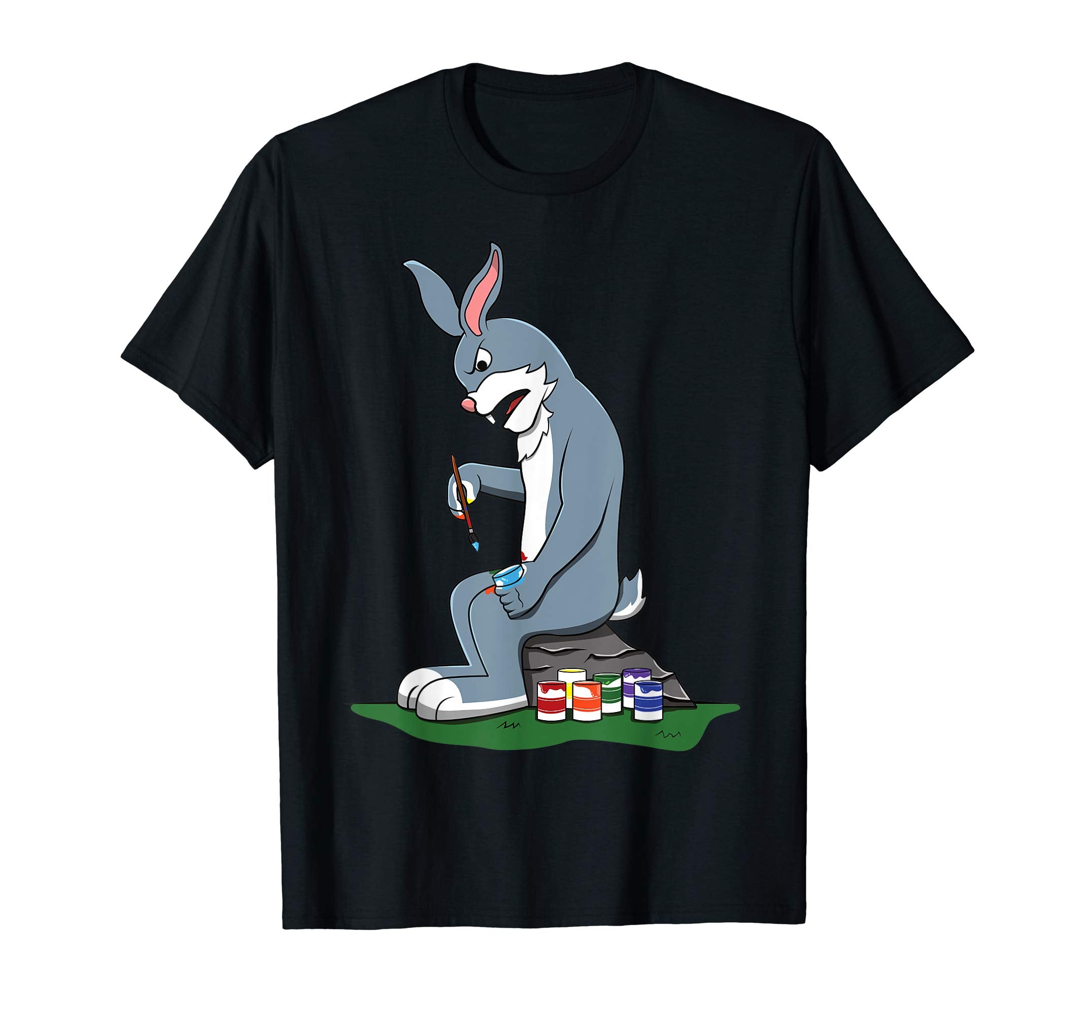 Funny Easter Bunny Shirt Rabbit Pun Cute Colored Eggs Quote