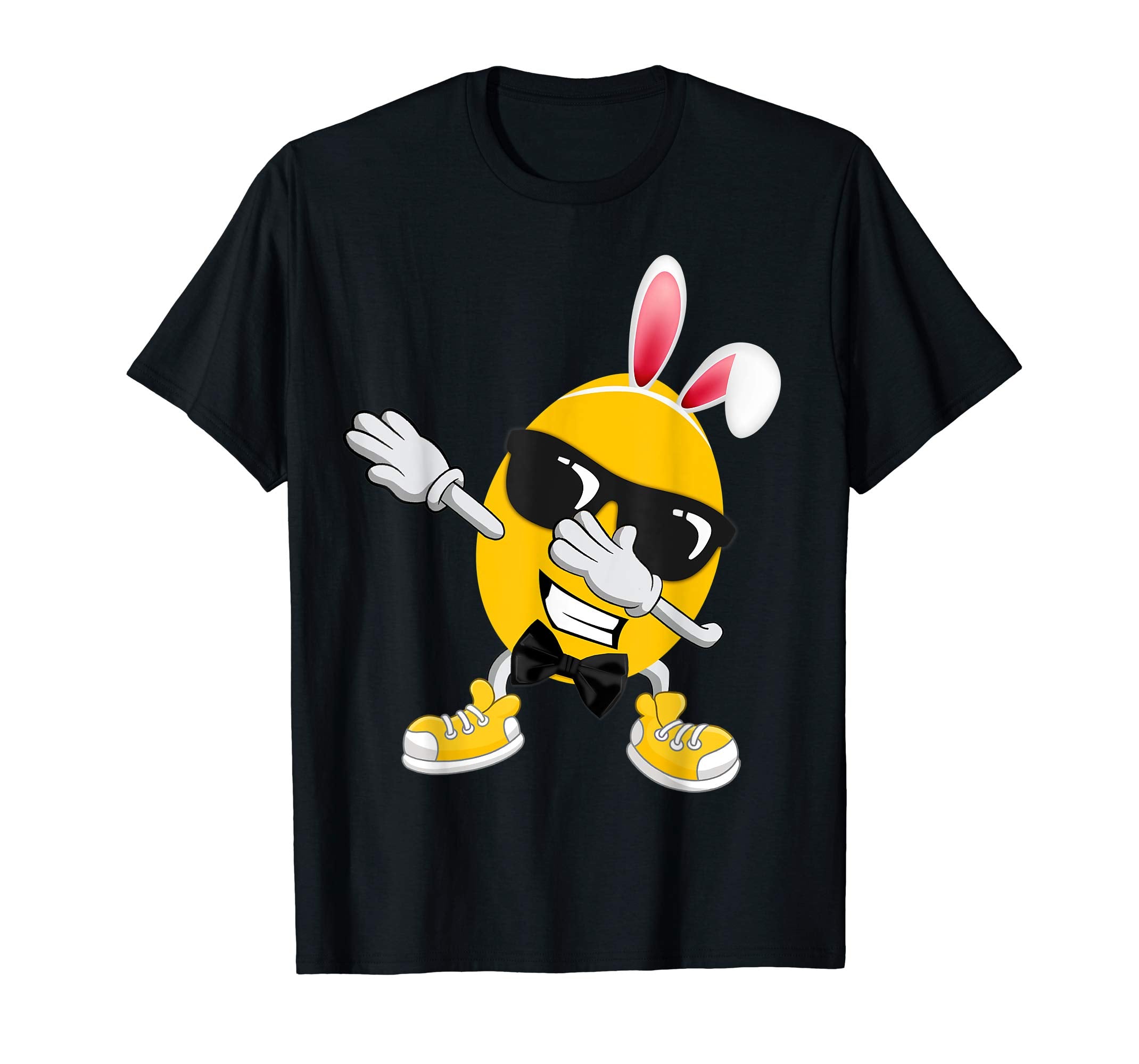 Dabbing Emoji Egg Bunny Easter T shirt Kids Boys Girls