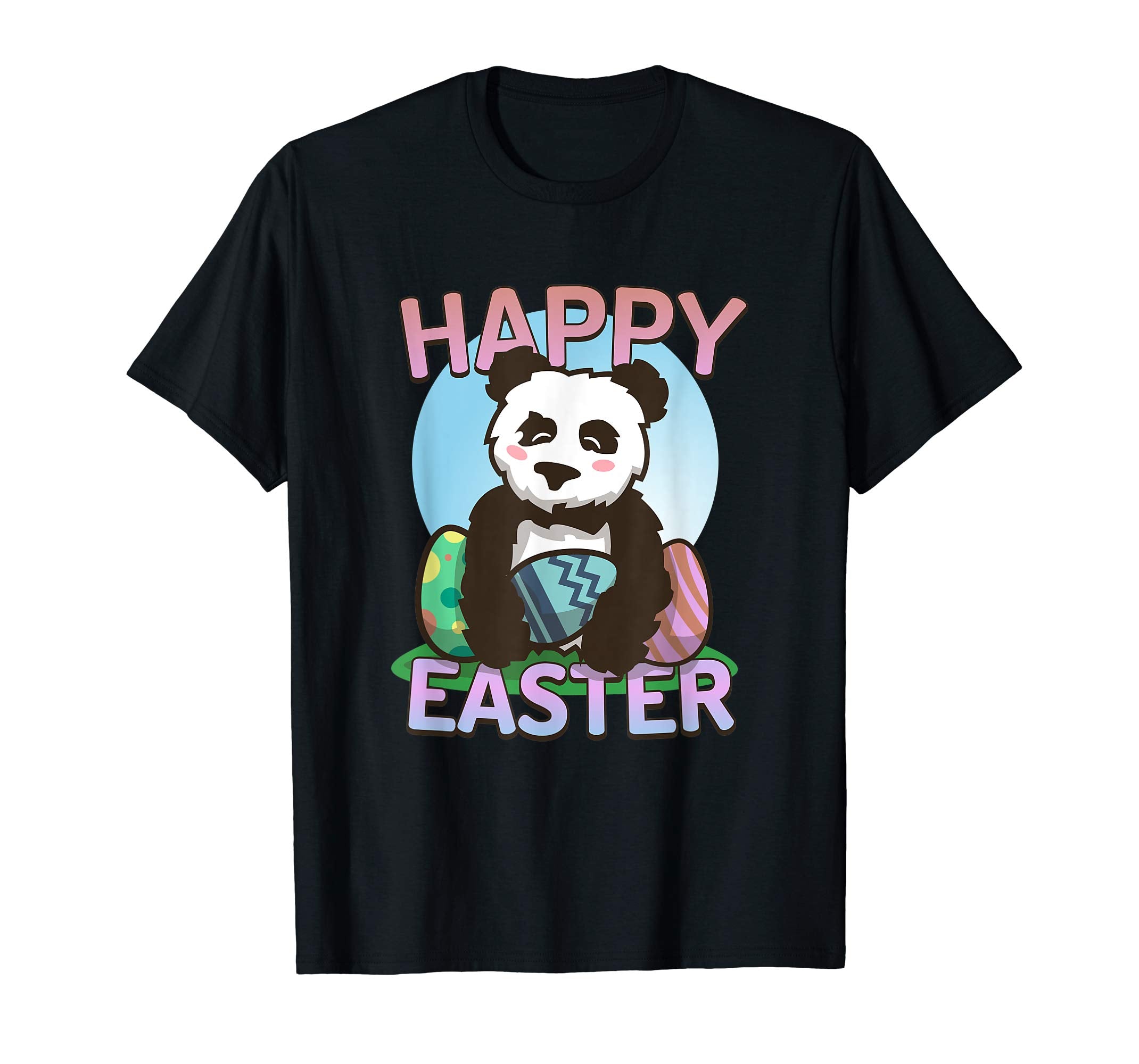 Happy Easter 2019 Panda Cute Gift T Shirt boys girls