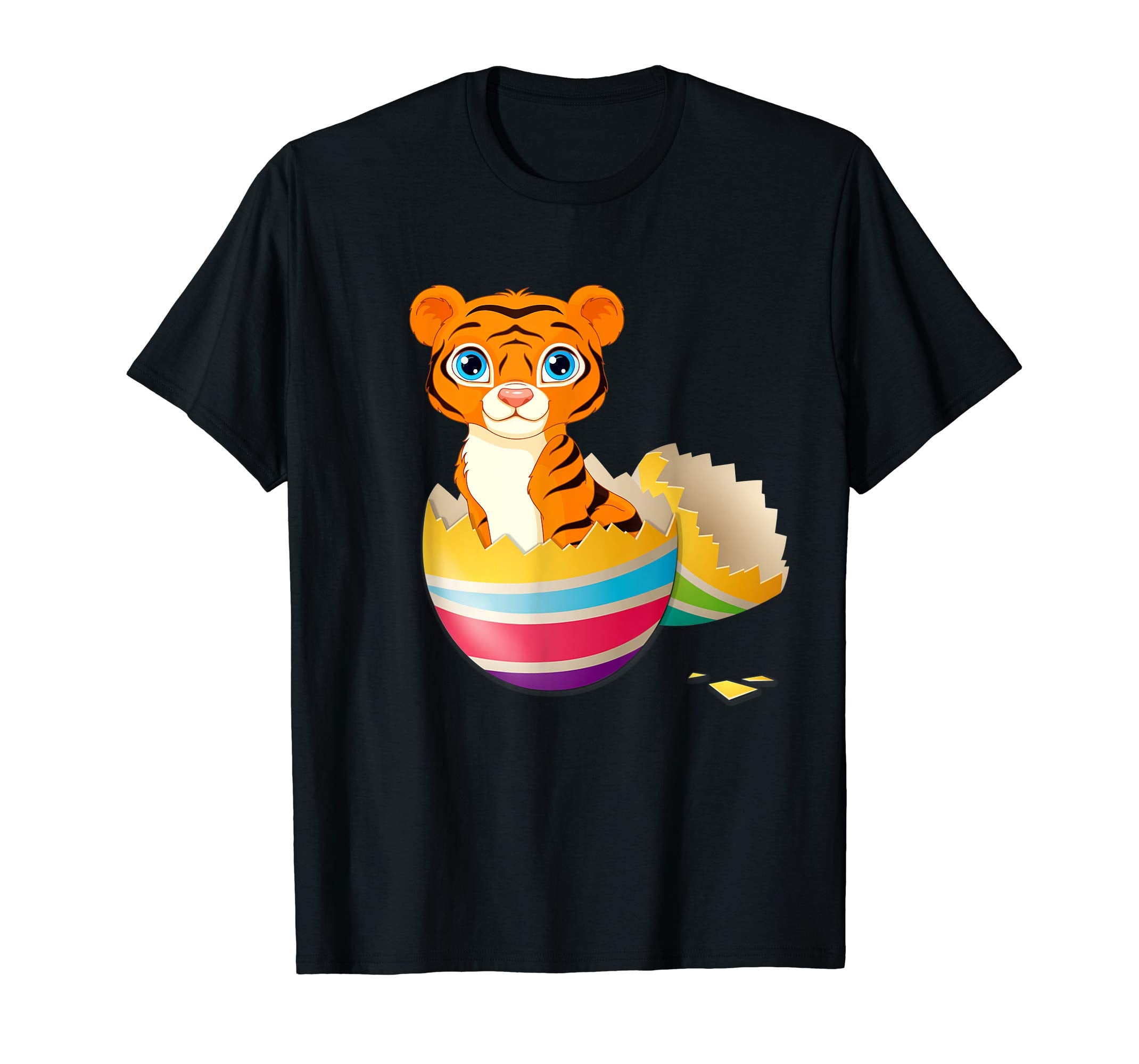 Baby Tiger Hatching From Easter Egg Easter Day Shirt