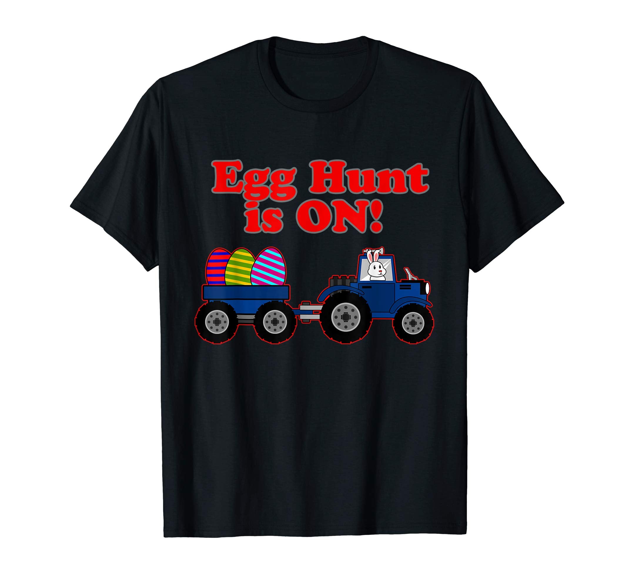 Easter Egg Bunny Tractor Shirt | Cool Hare Bulldozers Gift