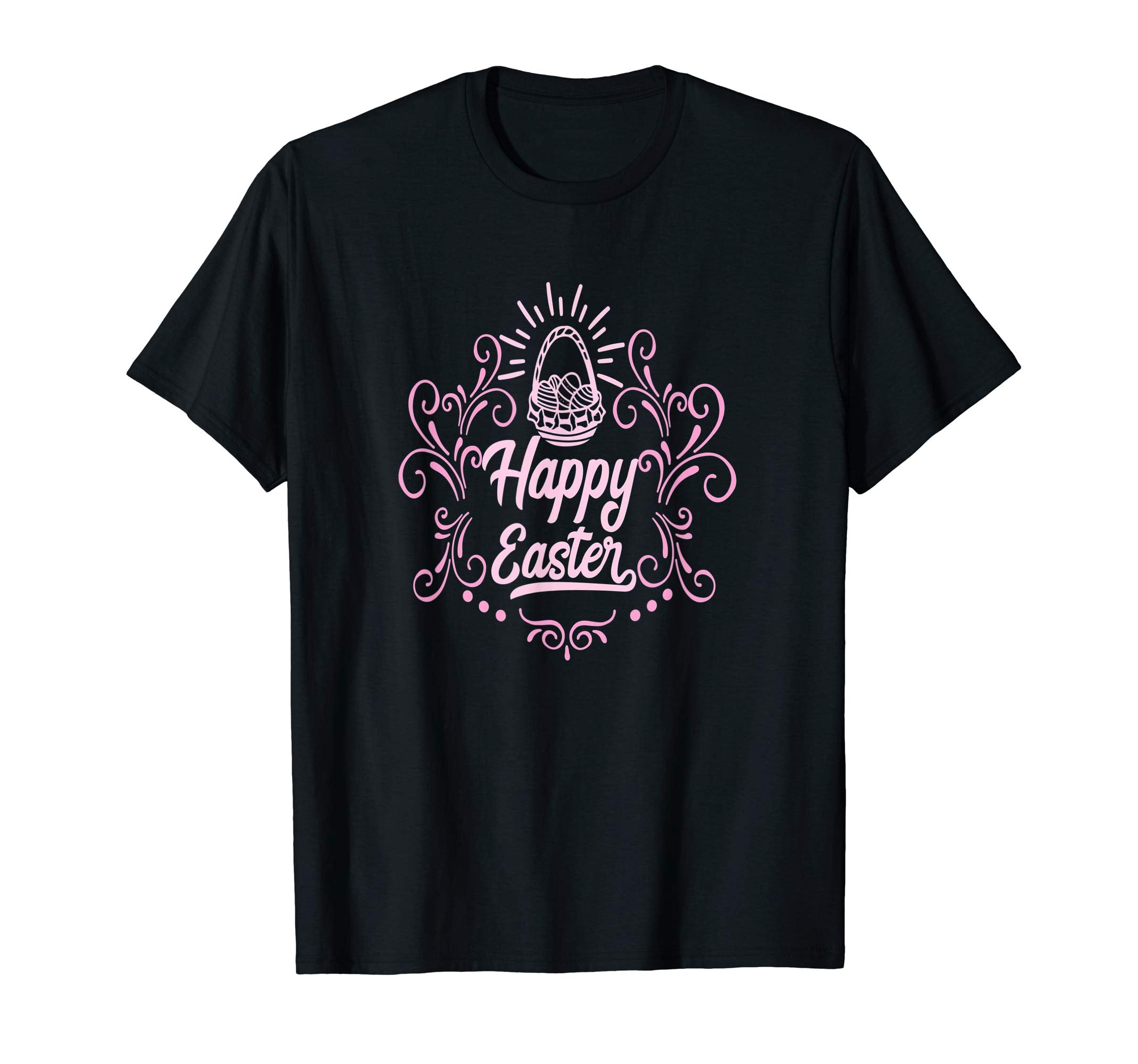 Happy Easter Basket with Eggs T-Shirt