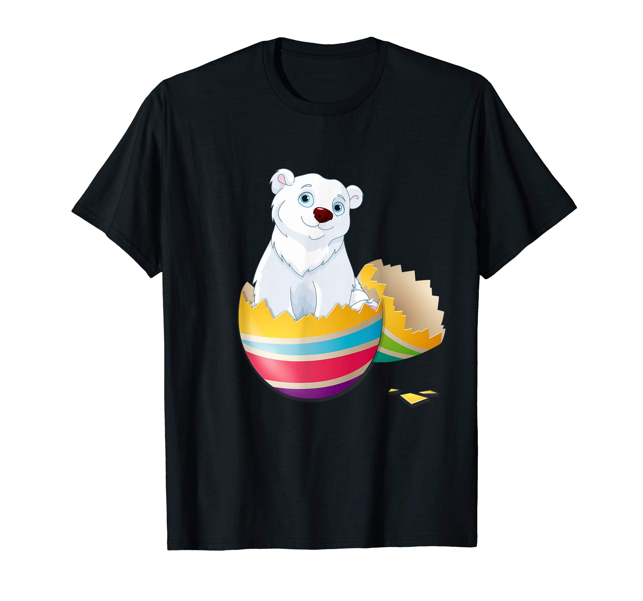 Baby Polar Bear Hatching From Easter Egg Easter Day Shirt
