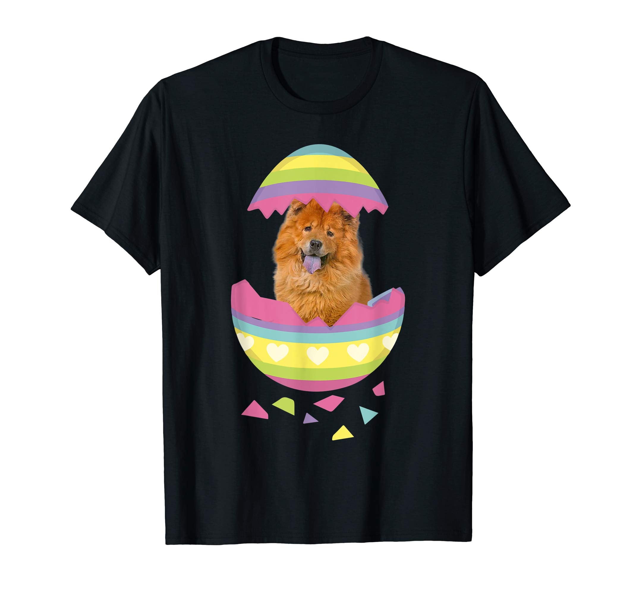 Chow Chow Easter Egg T-Shirt Dog Lover