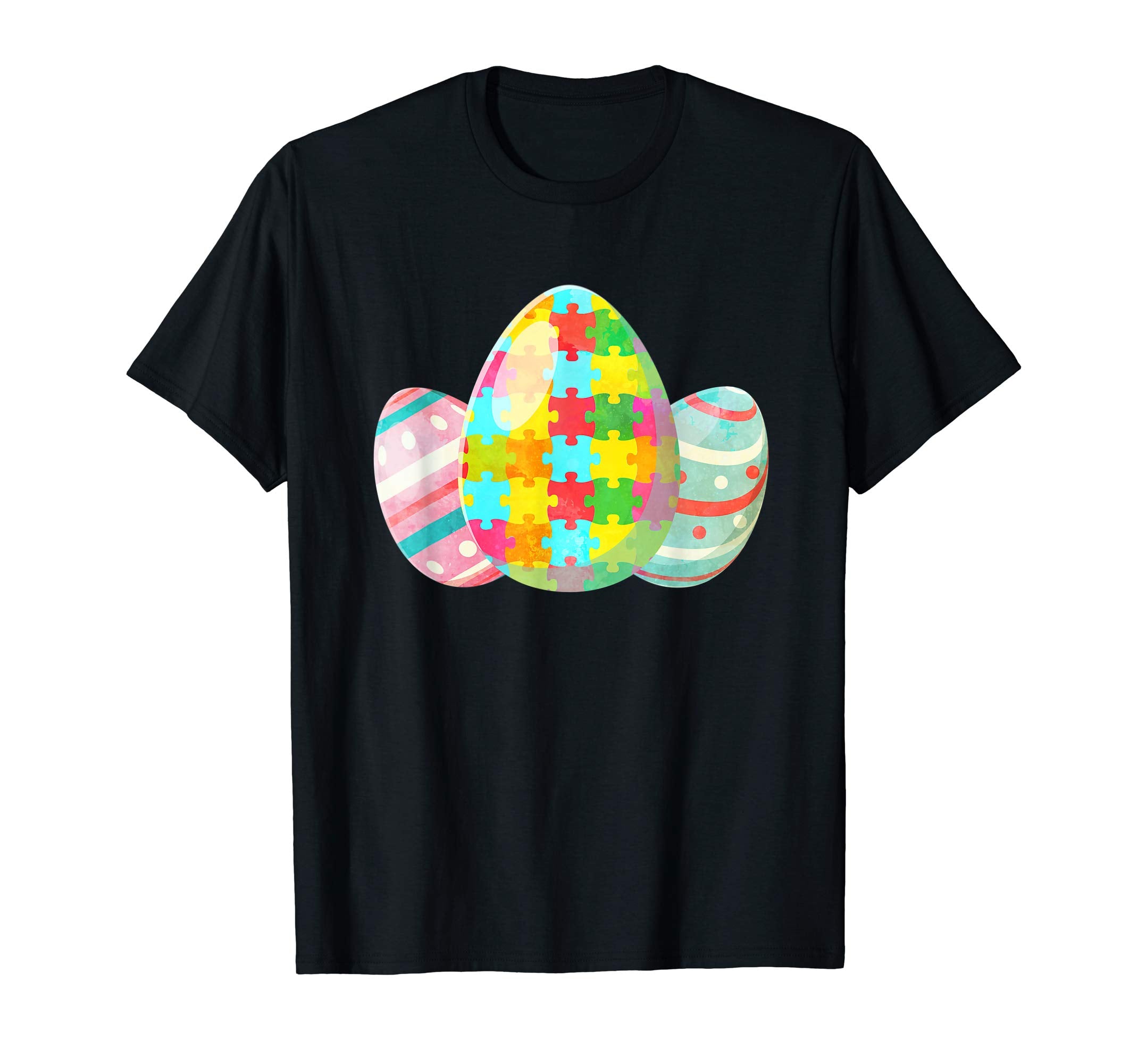 Easter Autism Puzzle T-shirt Support Bunny Autistics